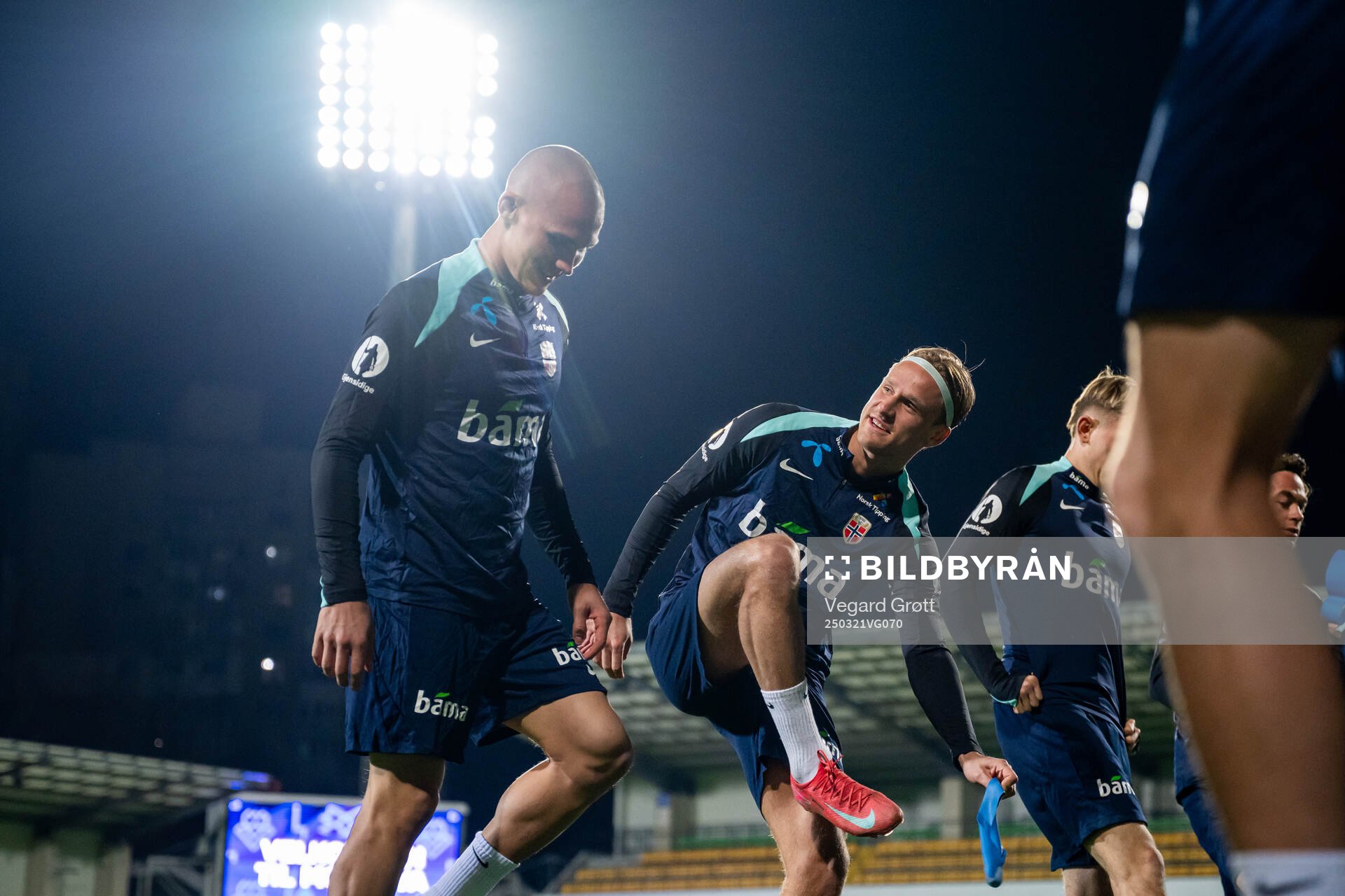 Leo Østigård and Erik Botheim of the Norwegian national