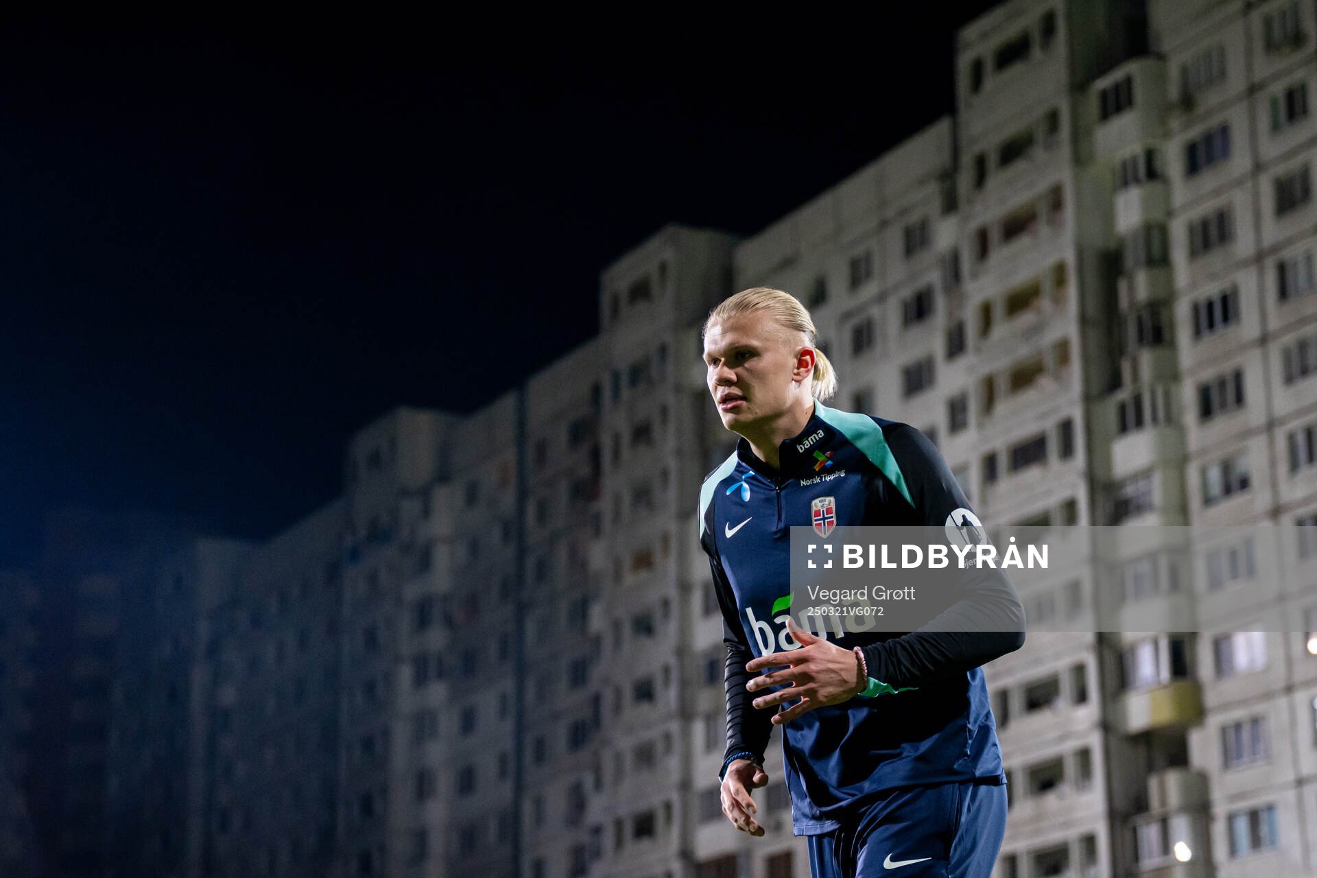 Erling Braut Haaland of the Norwegian national football team