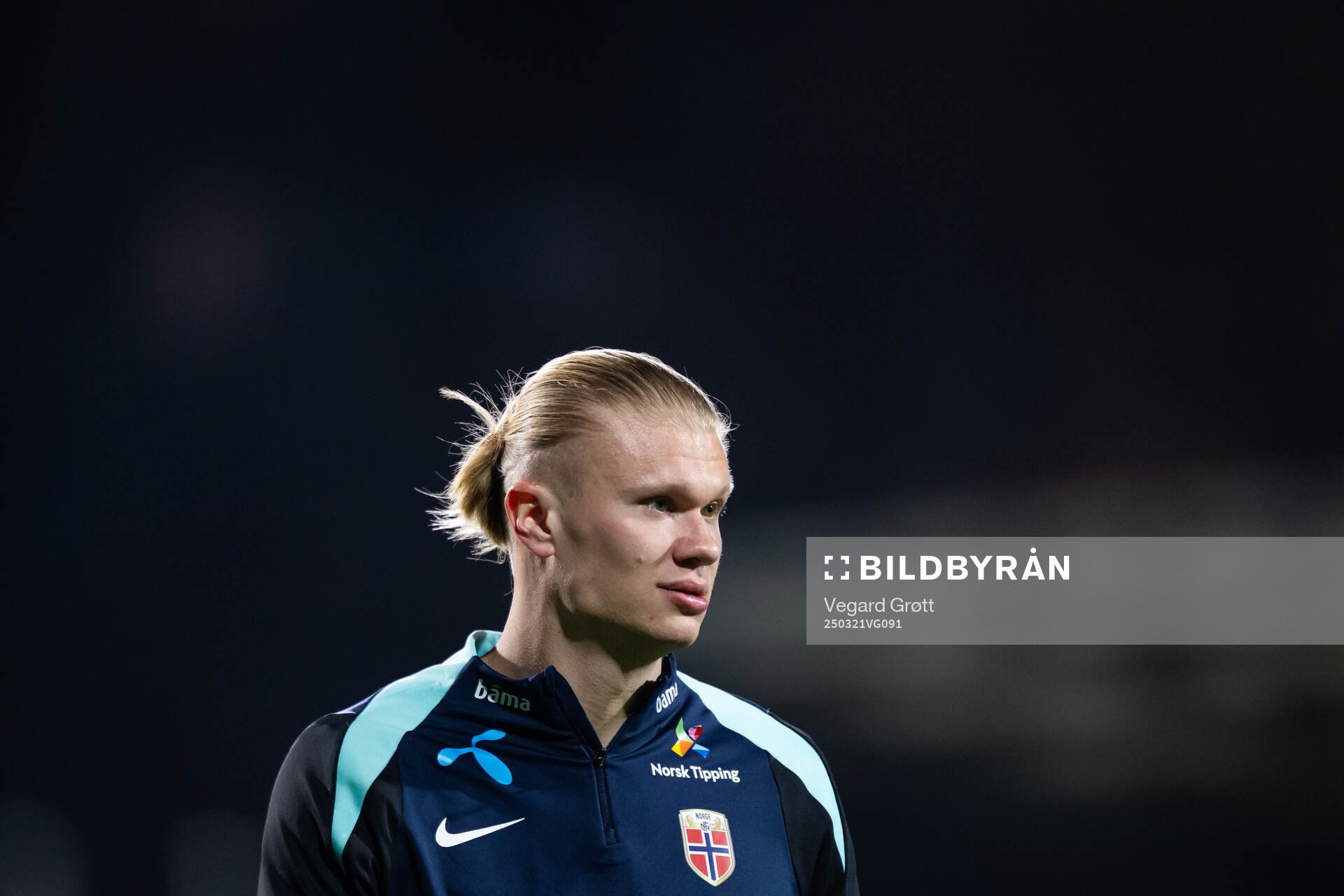 Erling Braut Haaland of the Norwegian national football team