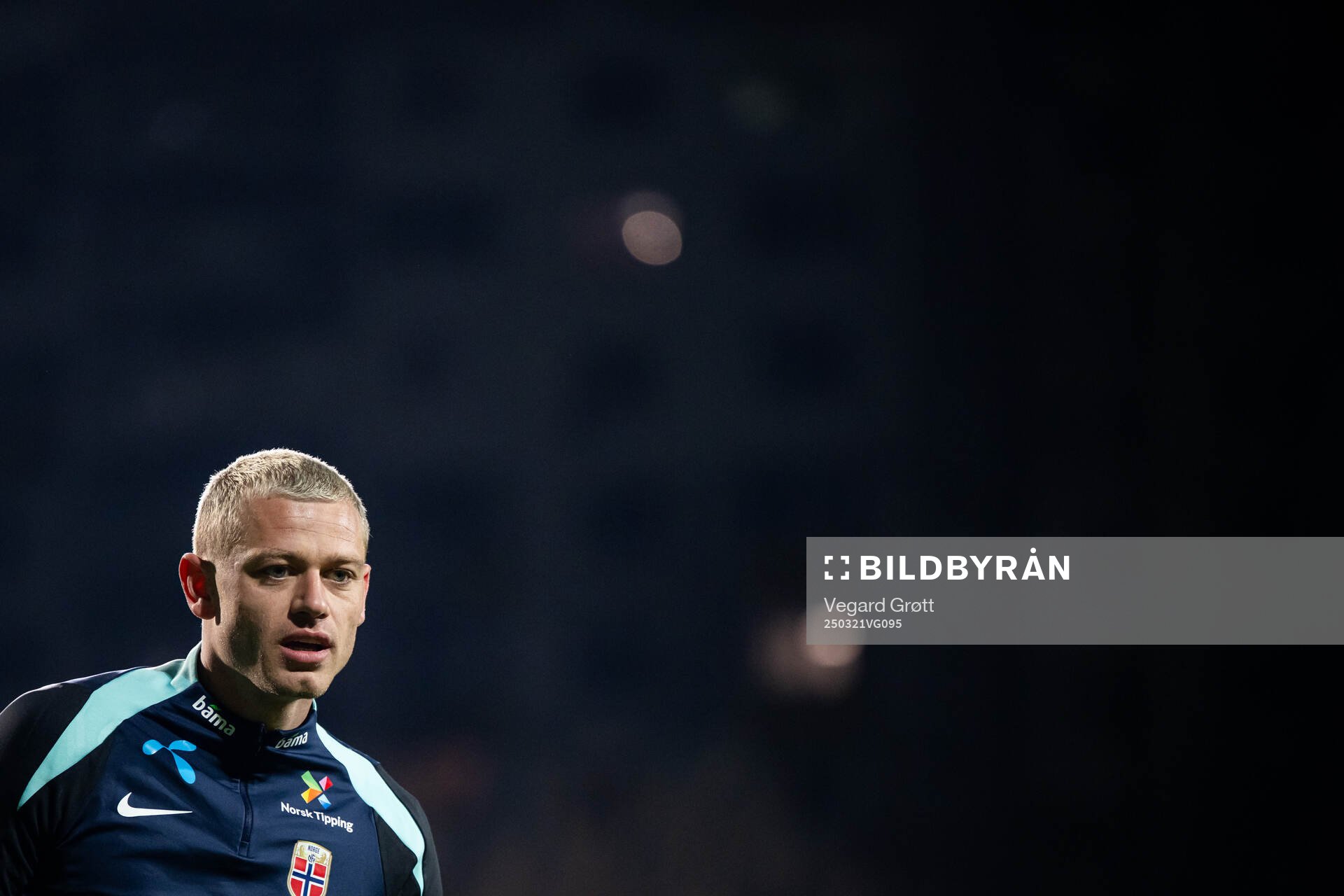 Julian Ryerson of the Norwegian national football team