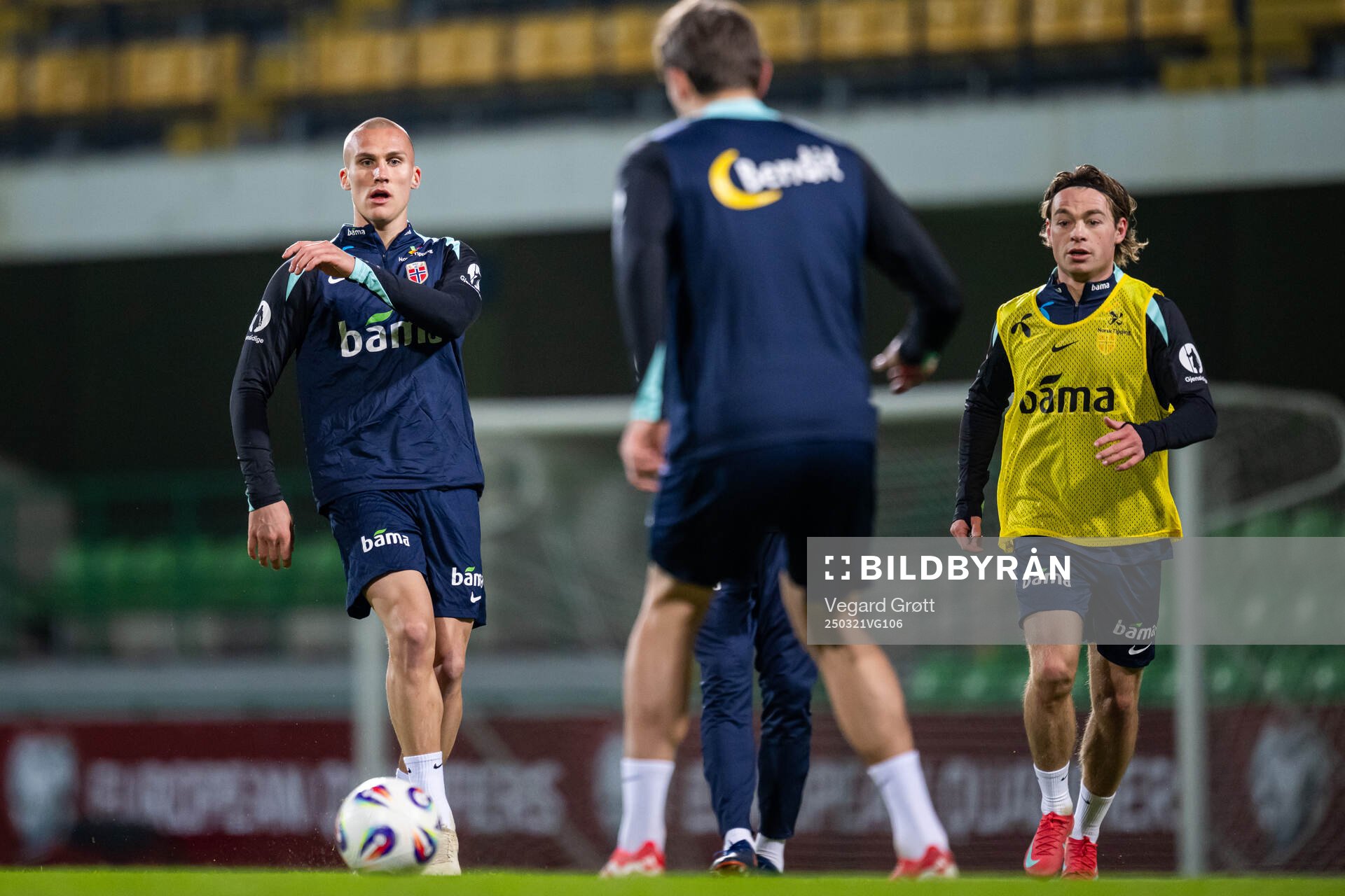 Leo Østigård and Patrick Berg of the Norwegian national