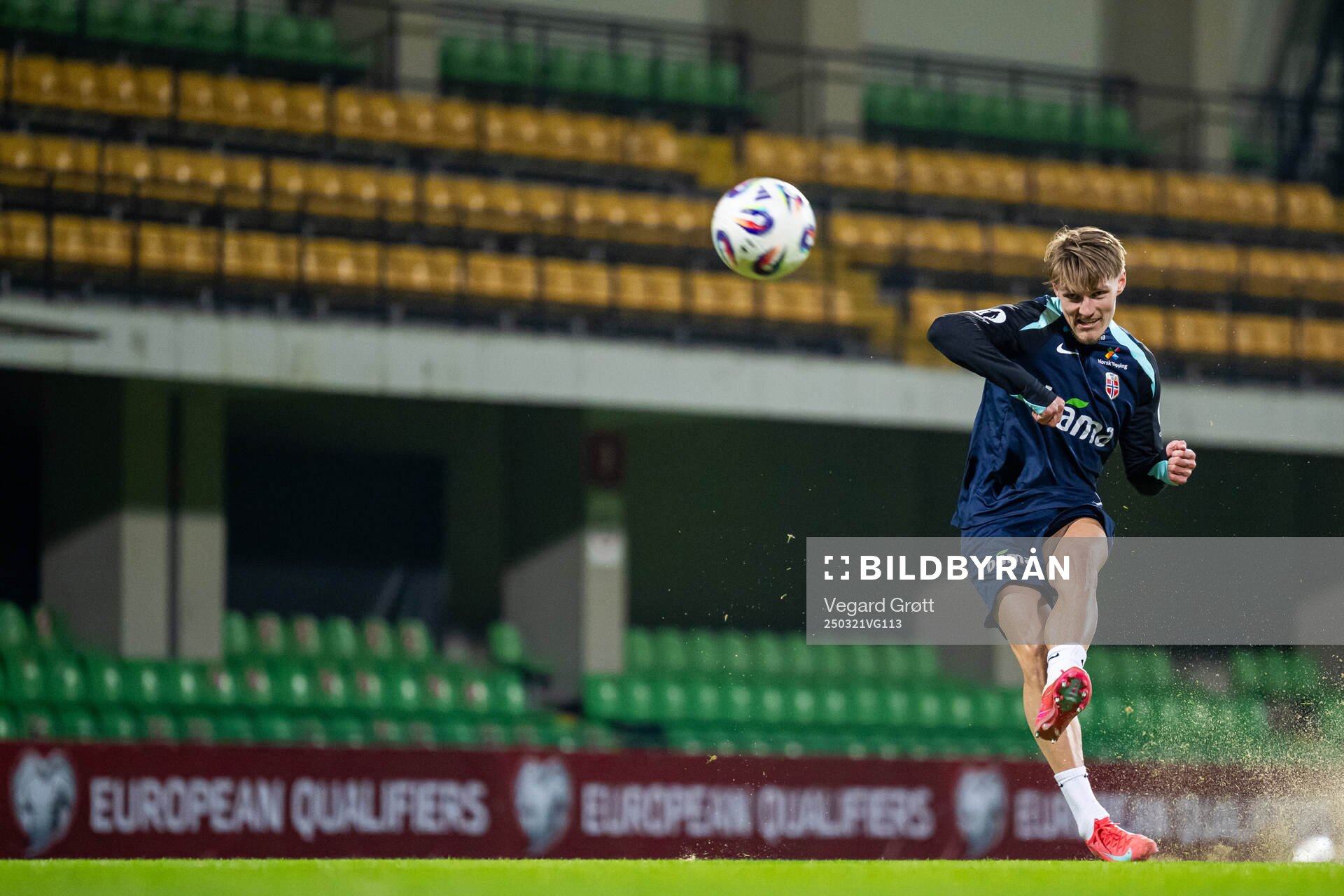 Martin Ødegaard of the Norwegian national football team