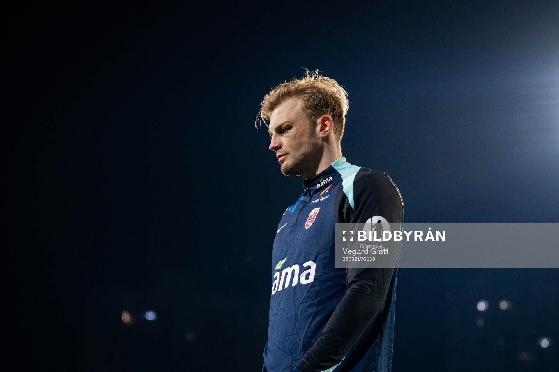 Sondre Langås of the Norwegian national football team