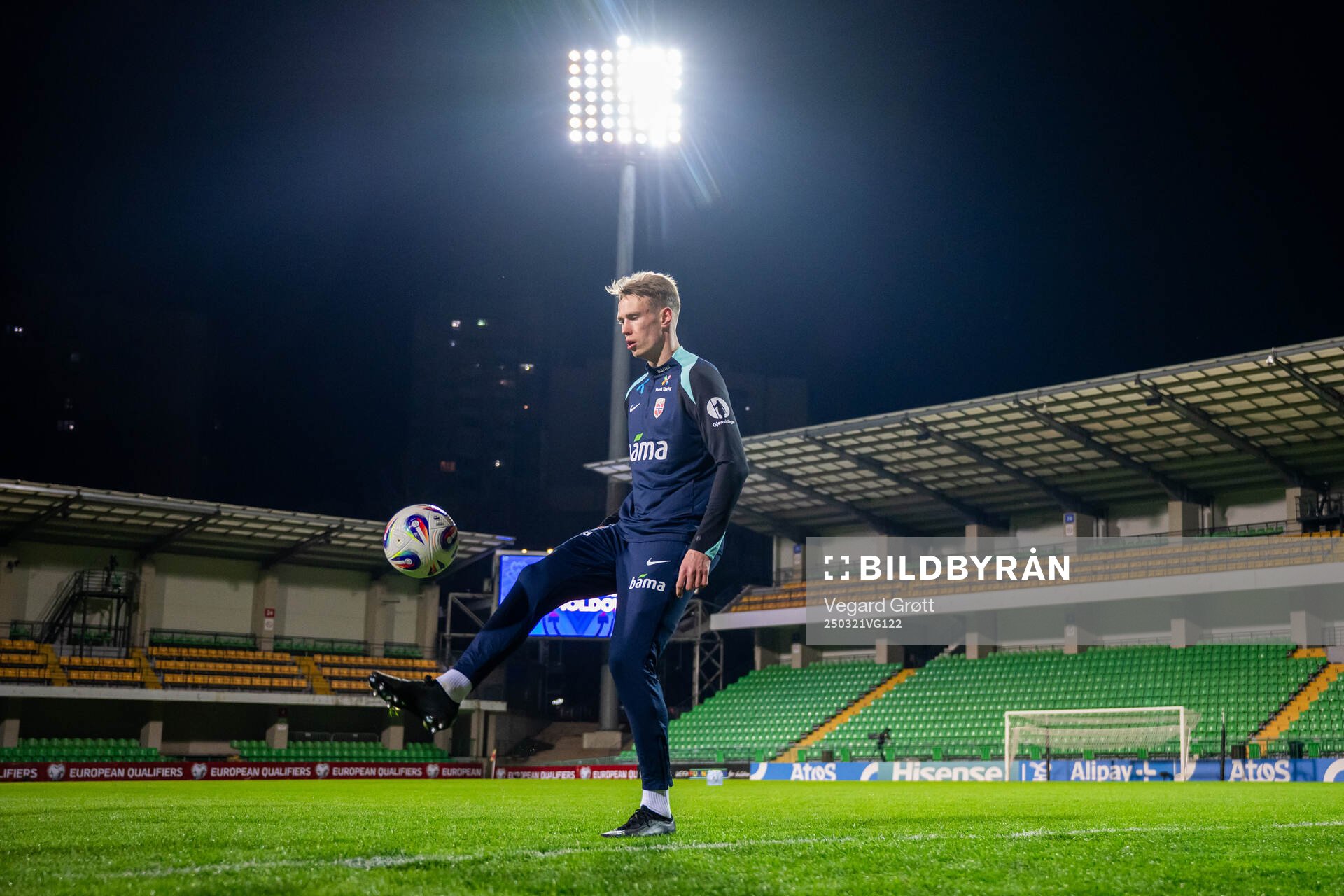 Torbjørn Lysaker Heggem of the Norwegian national football
