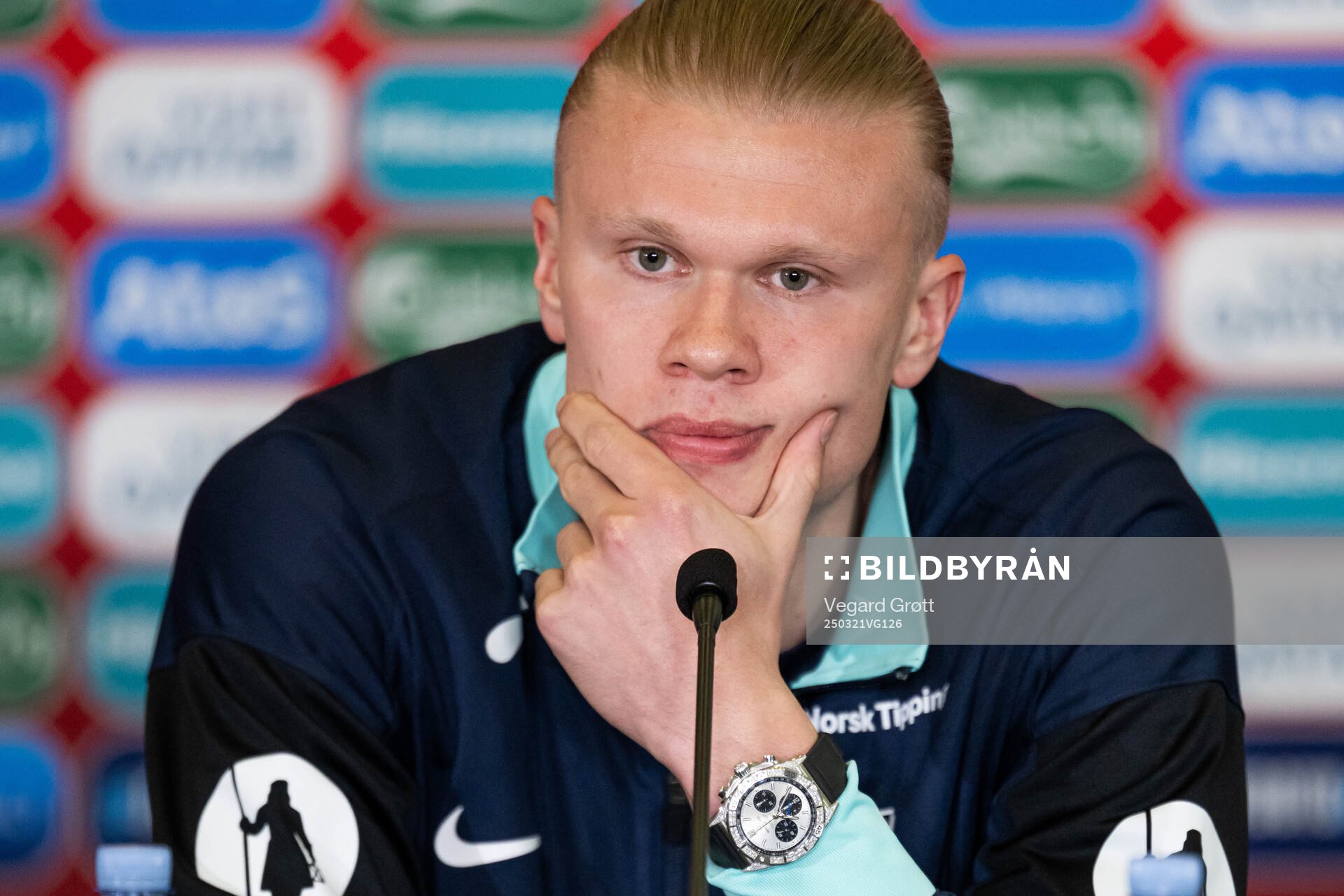 Erling Braut Haaland of the Norwegian national football team