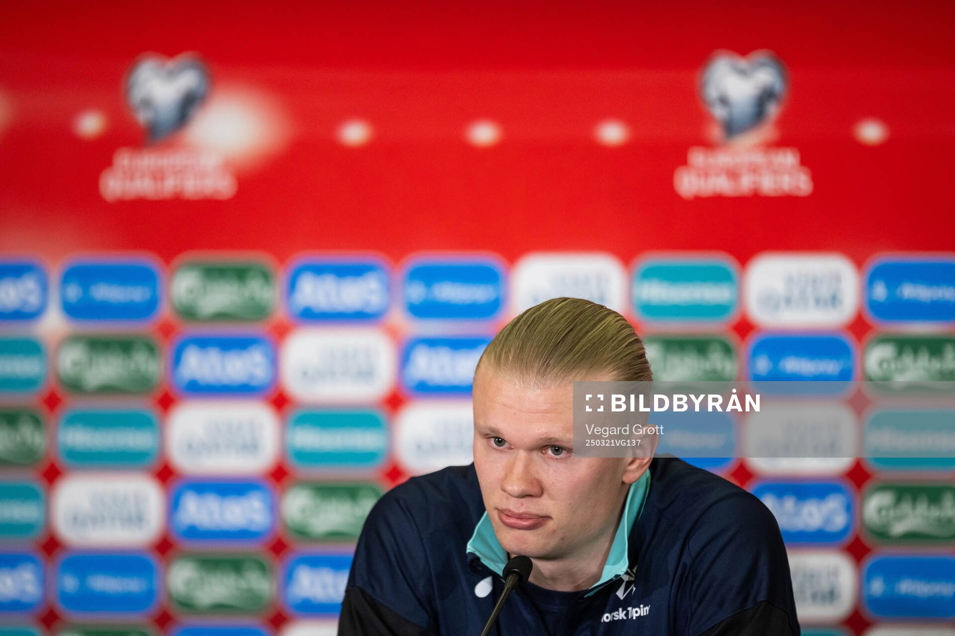 Erling Braut Haaland of the Norwegian national football team