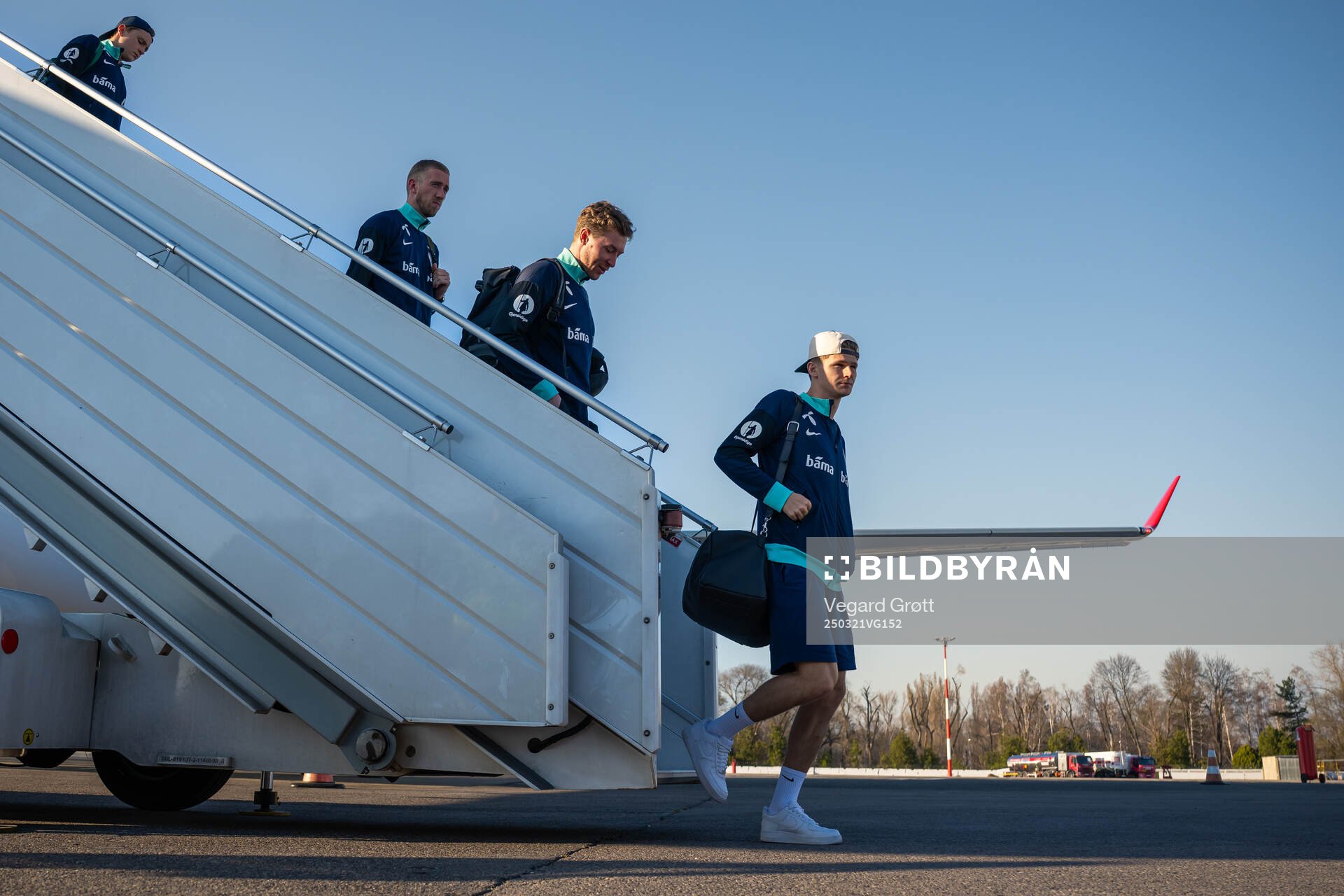 Goalkeeper Egil Selvik, goalkeeper Mathias Dyngeland and