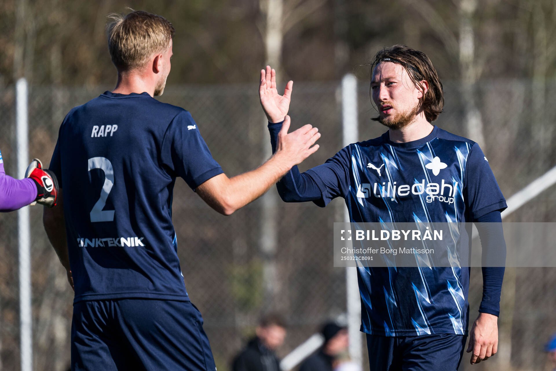Värnamos Axel Björnström jublar