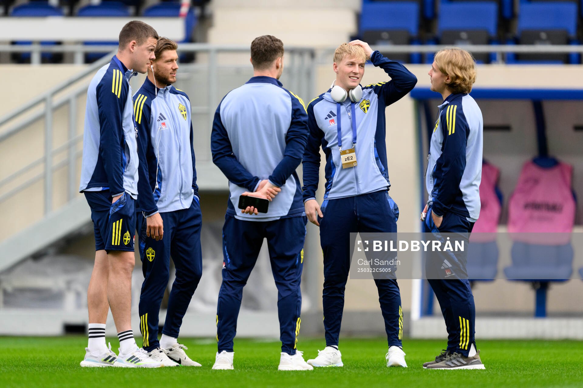 Emil Holm, Anton Saletros, Melker Widell of Sweden
