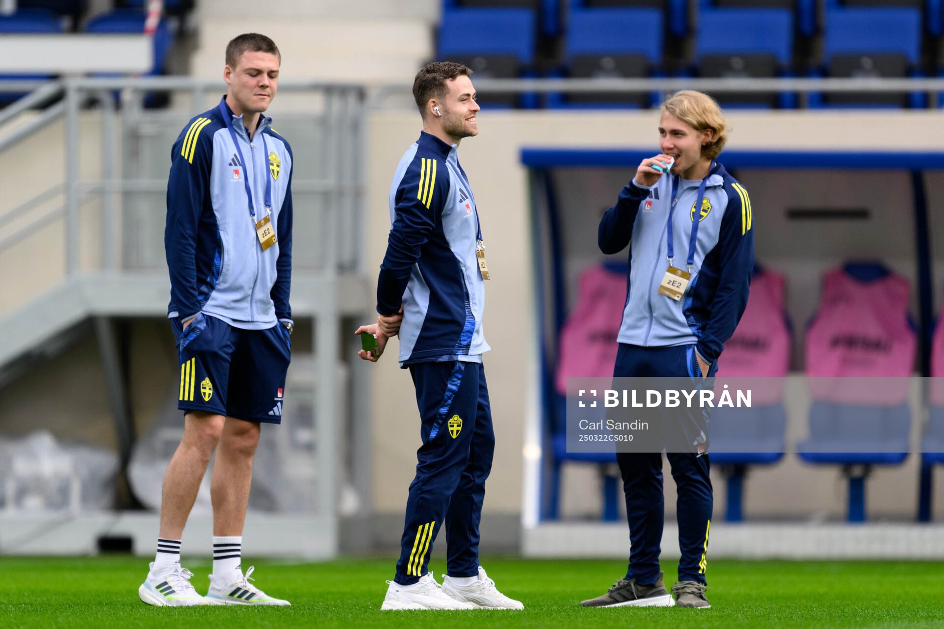 Emil Holm, Gabriel Gudmundsson and Sebastian Nanasi of