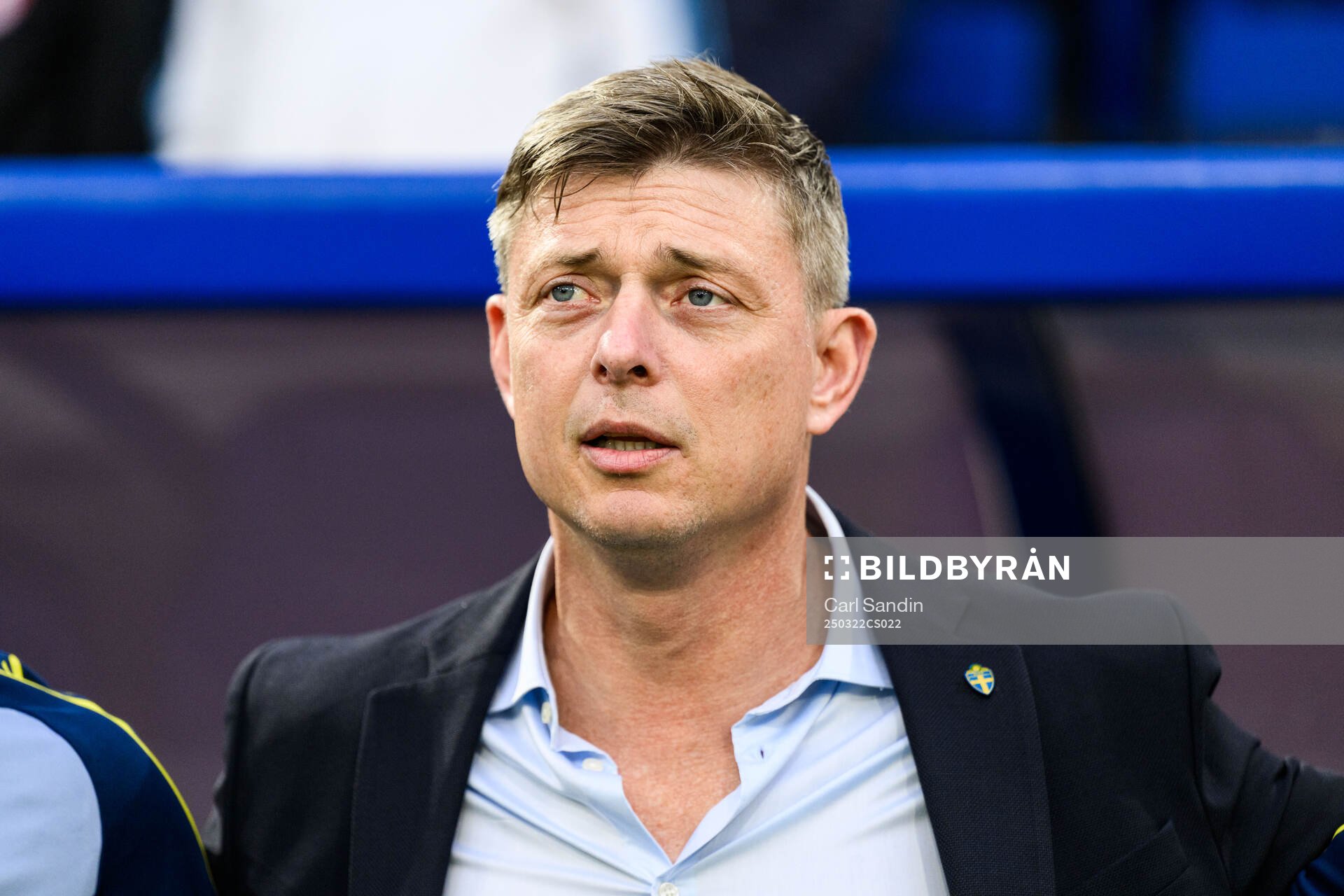 Head coach Jon Dahl Tomasson of Sweden