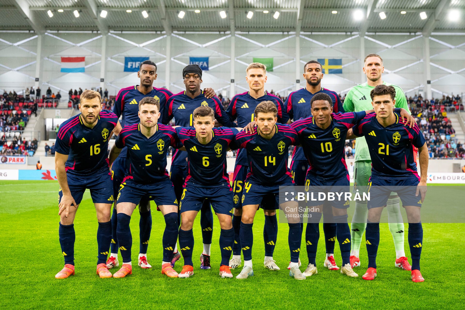 Starting eleven of Sweden