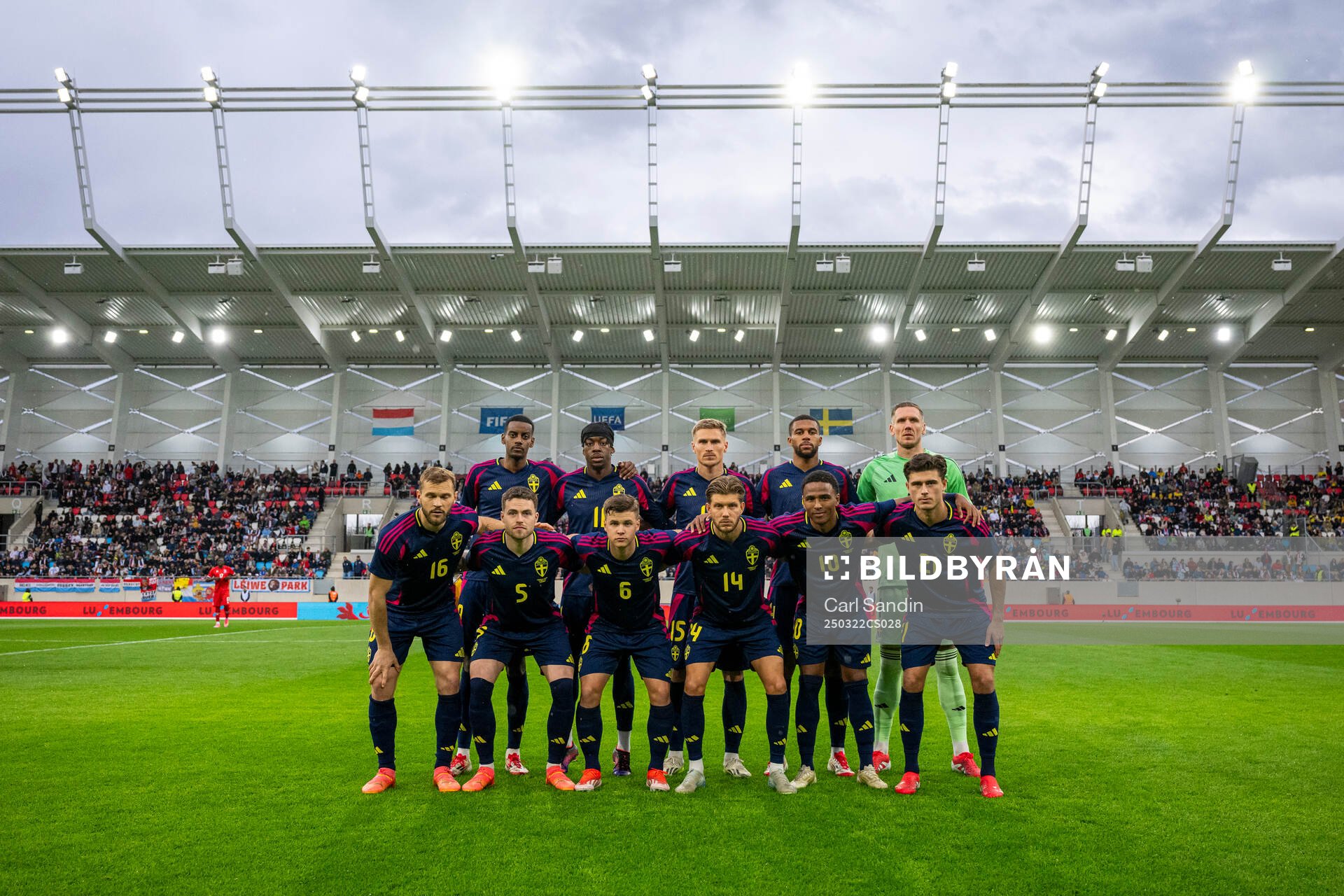 Starting eleven of Sweden