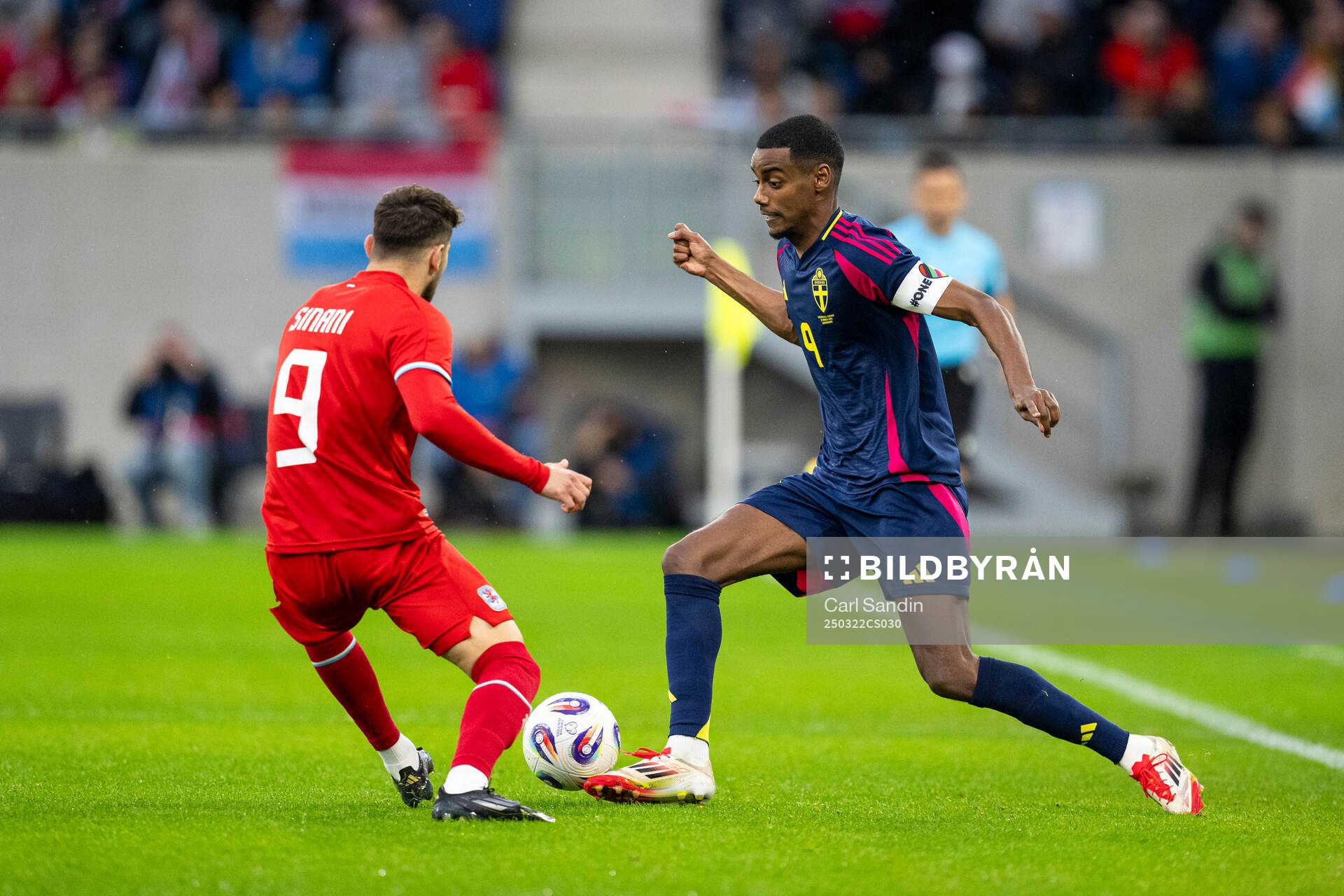 Alexander Isak of Sweden