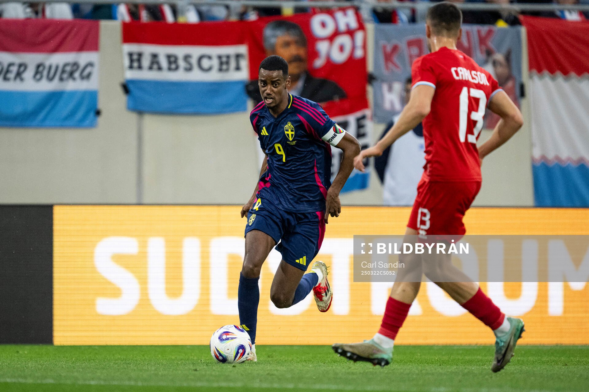 Alexander Isak of Sweden