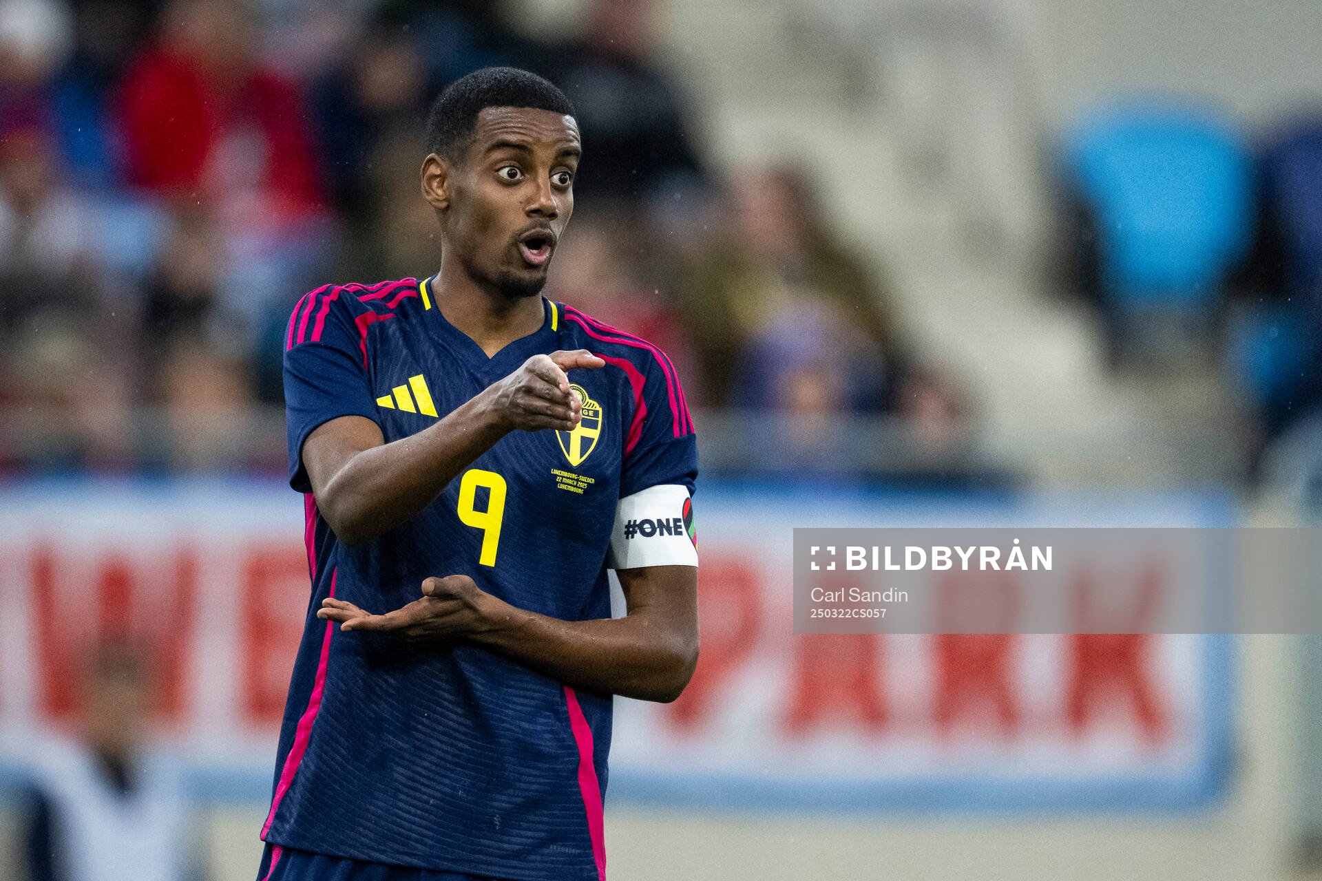 Alexander Isak of Sweden