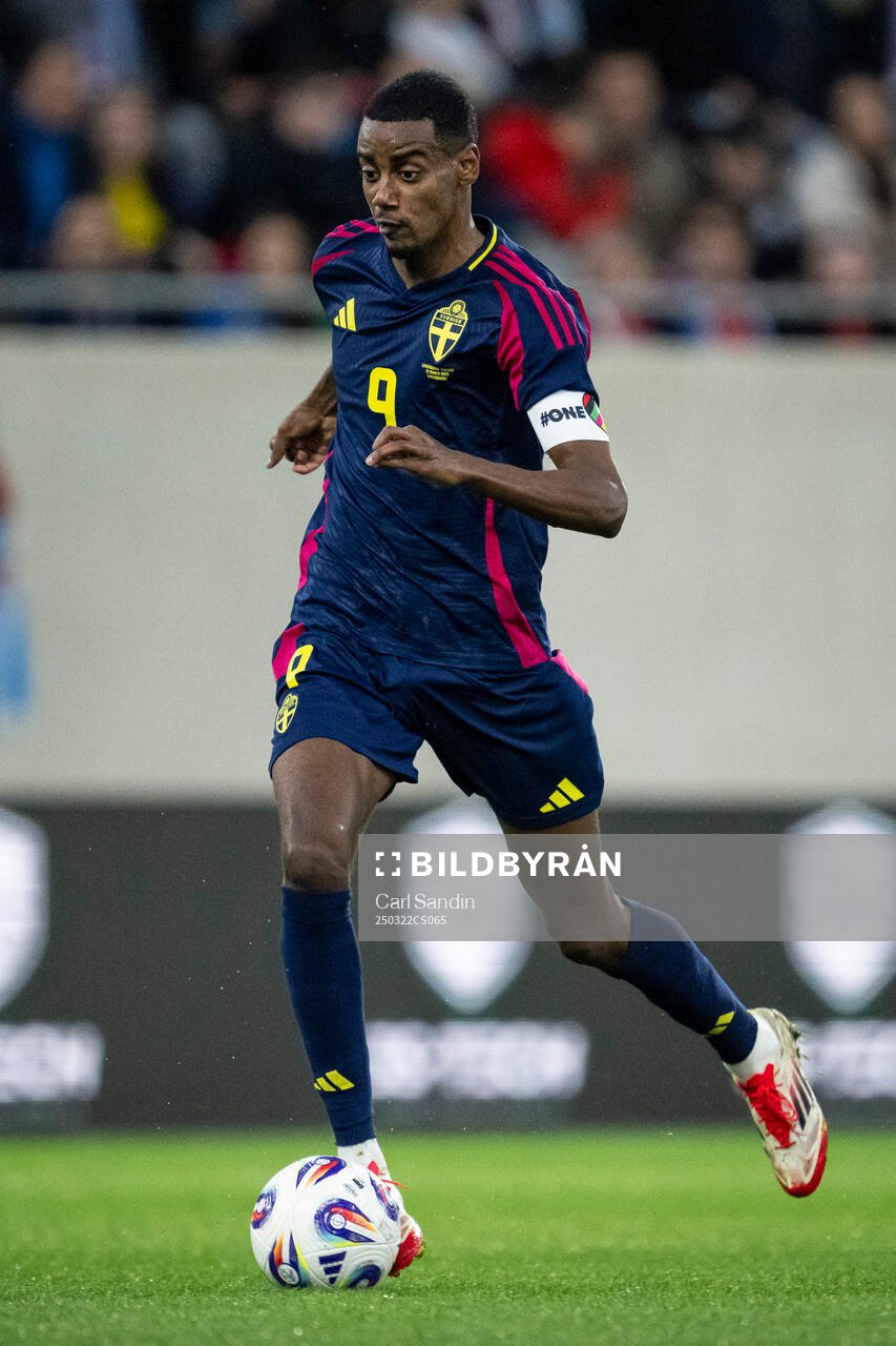 Alexander Isak of Sweden