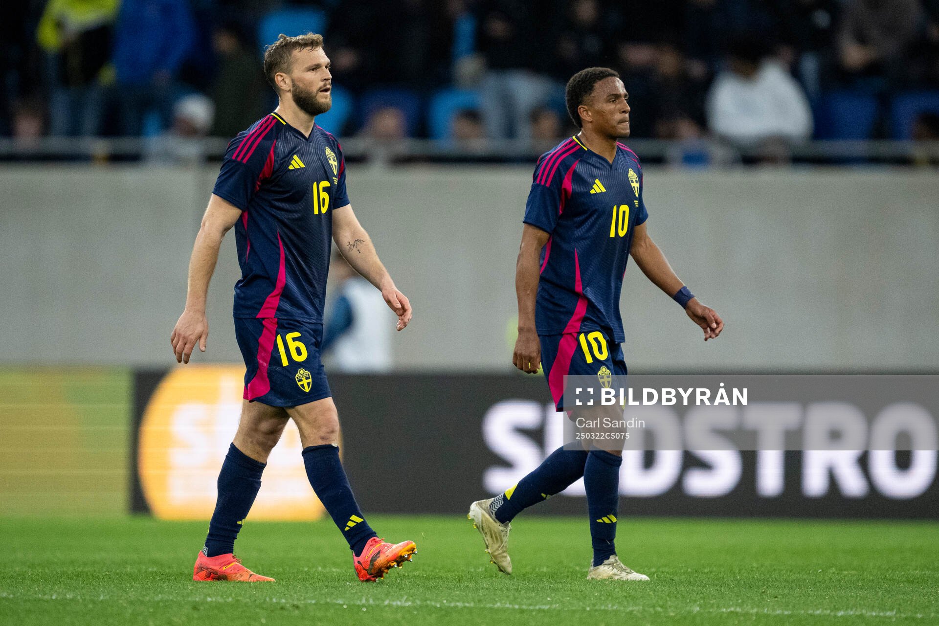 Jesper Karlström and Niclas Eliasson of Sweden