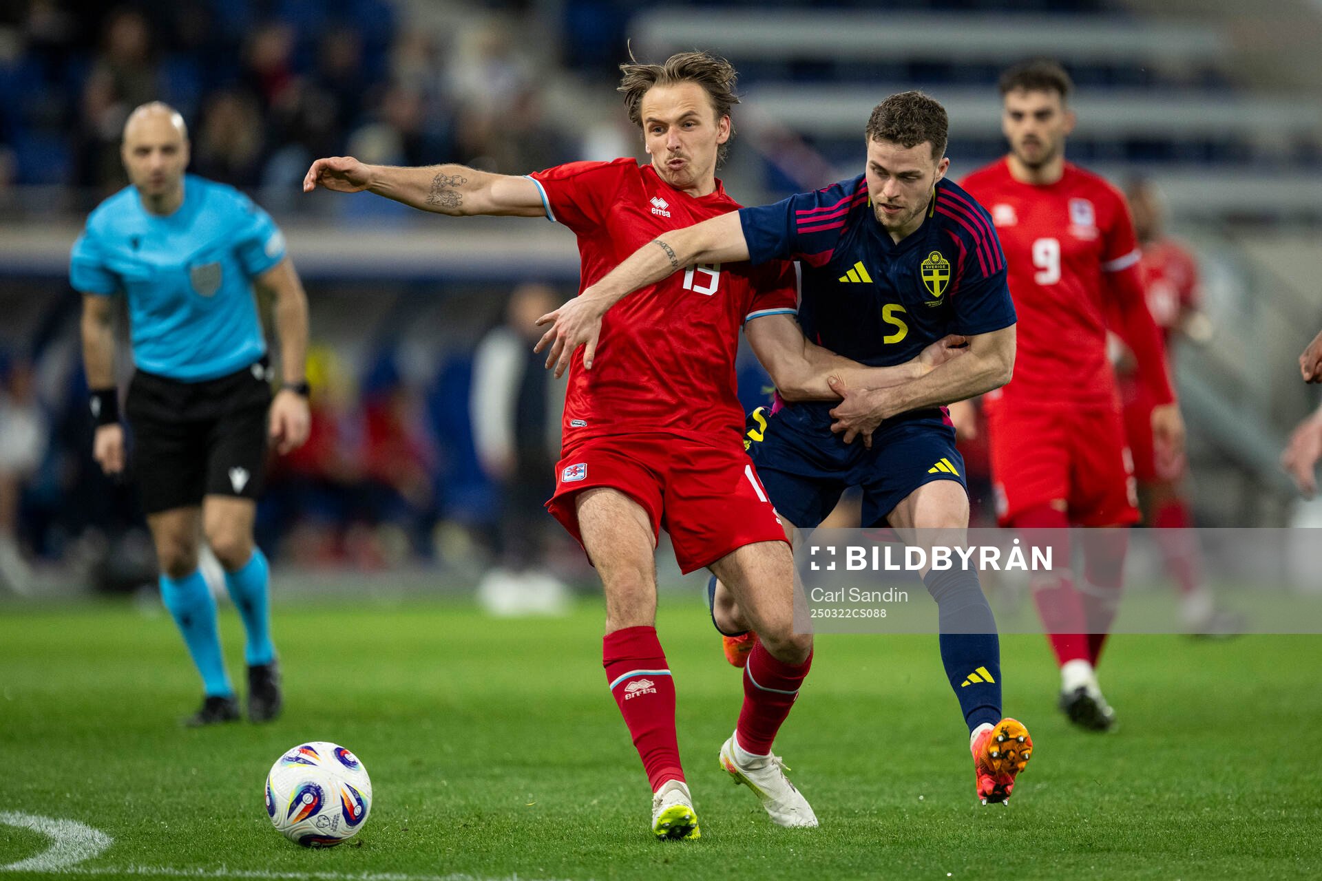 Mathias Olesen of Luxembourg and Gabriel Gudmundsson of