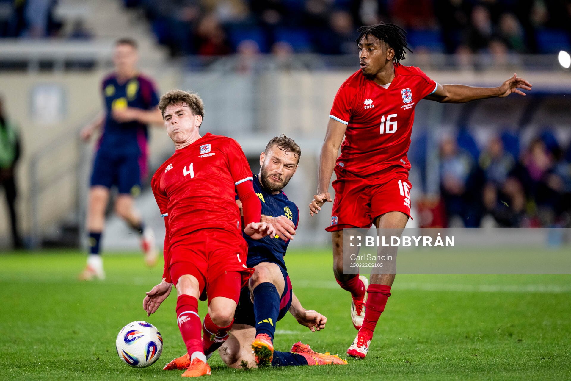 Florian Bohnert and Leandro Barreiro of Luxembourg and