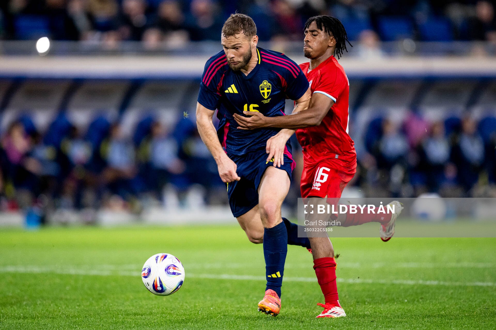 Jesper Karlström of Sweden and Leandro Barreiro of