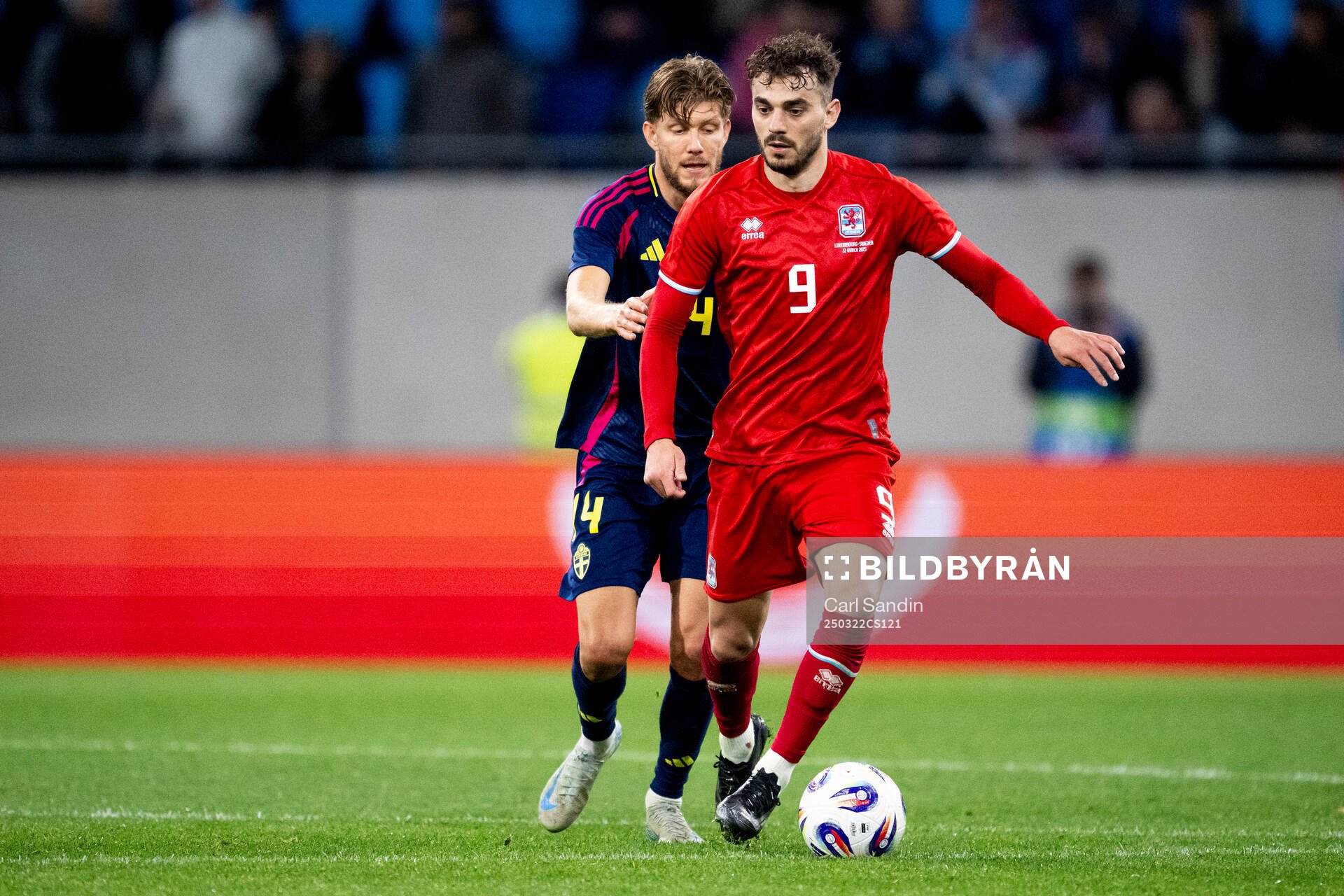 Anton Salétros of Sweden and Daniel Sinani of Luxembourg