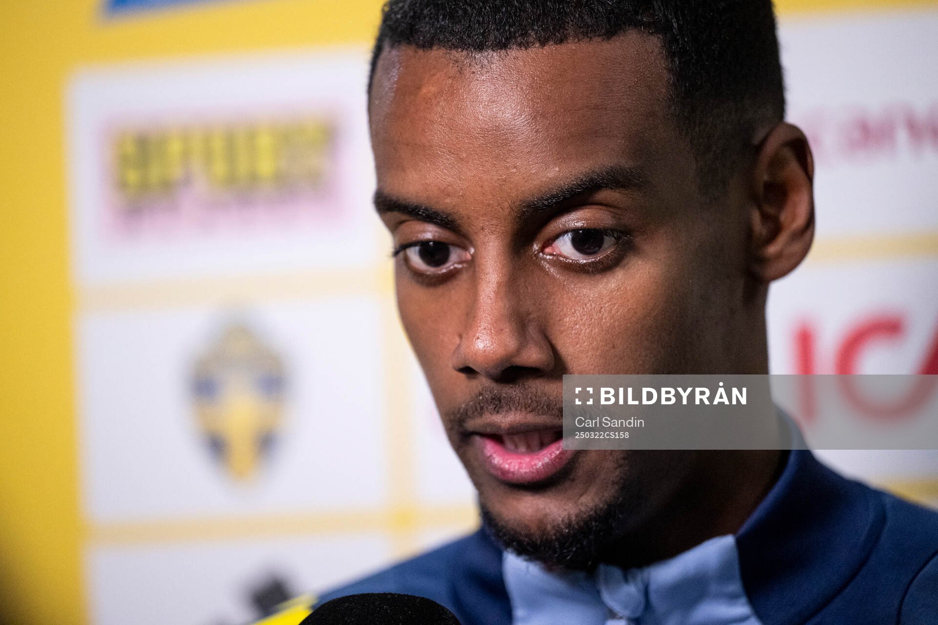 Alexander Isak of Sweden