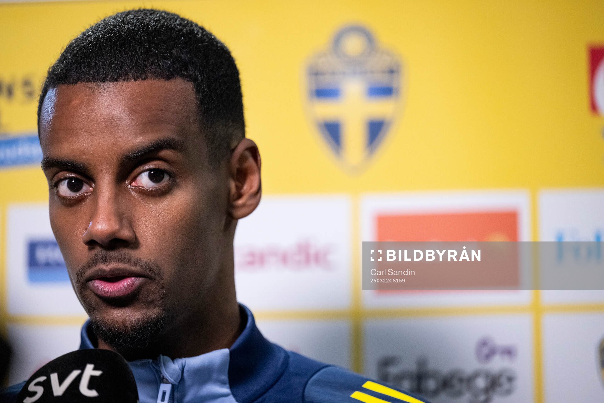 Alexander Isak of Sweden