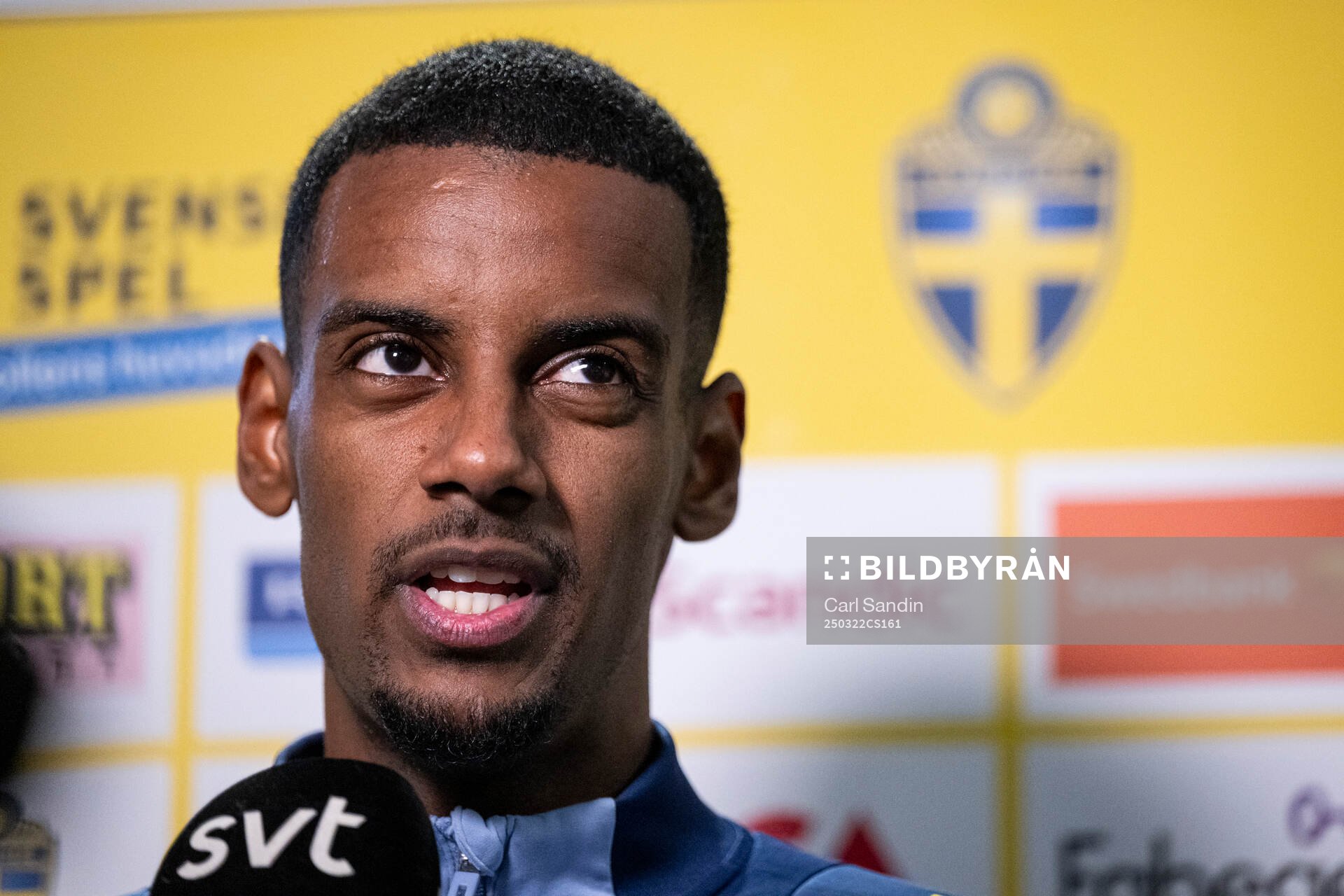 Alexander Isak of Sweden