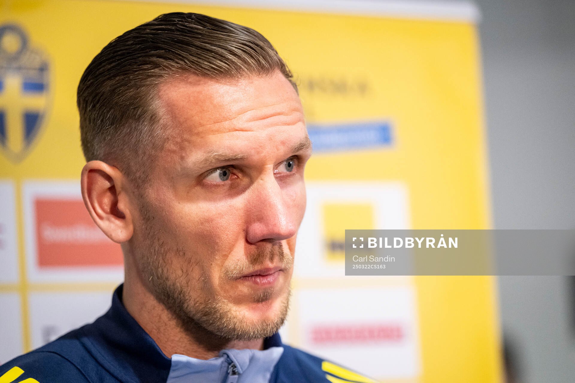 Goalkeeper Robin Olsen of Sweden