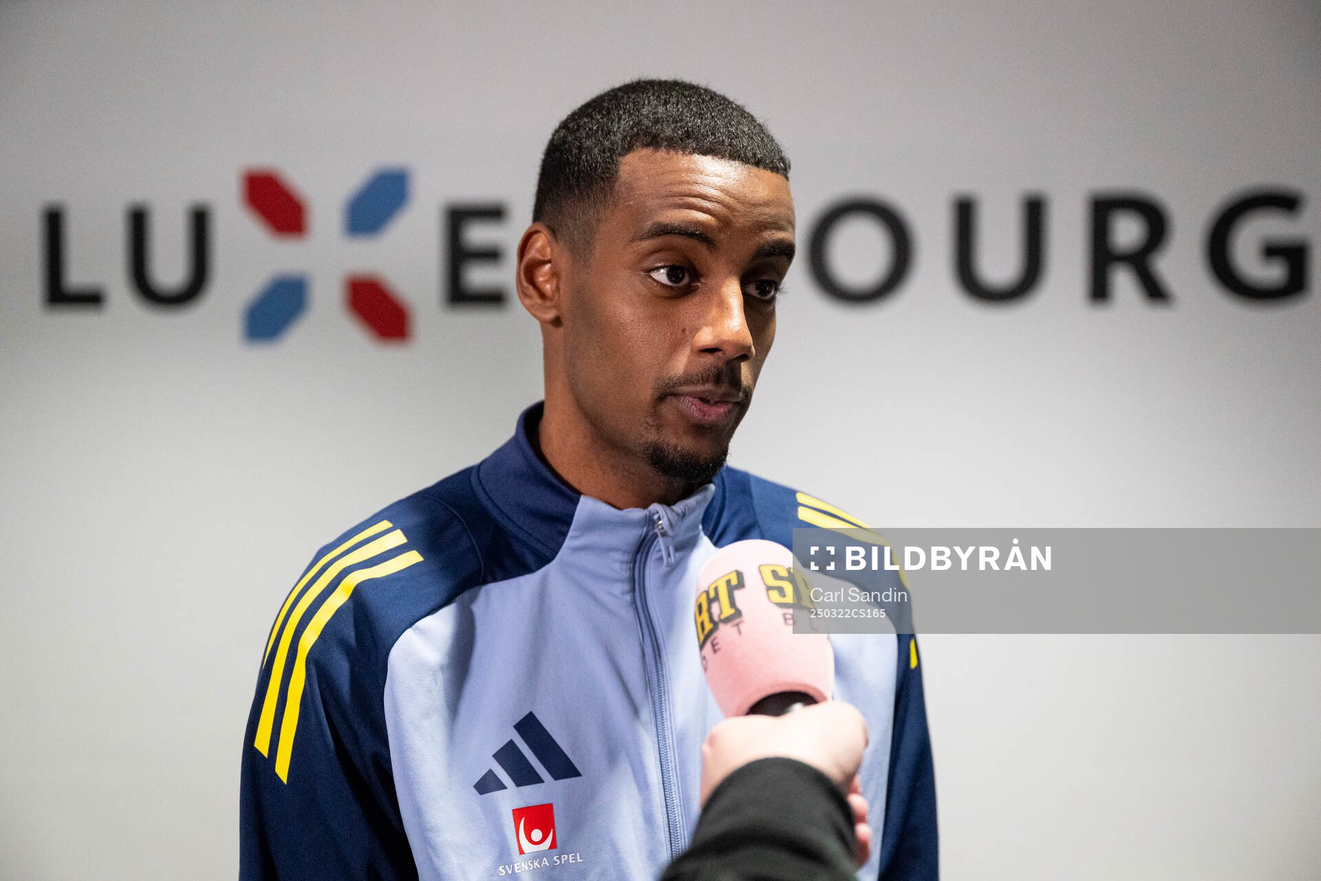 Alexander Isak of Sweden