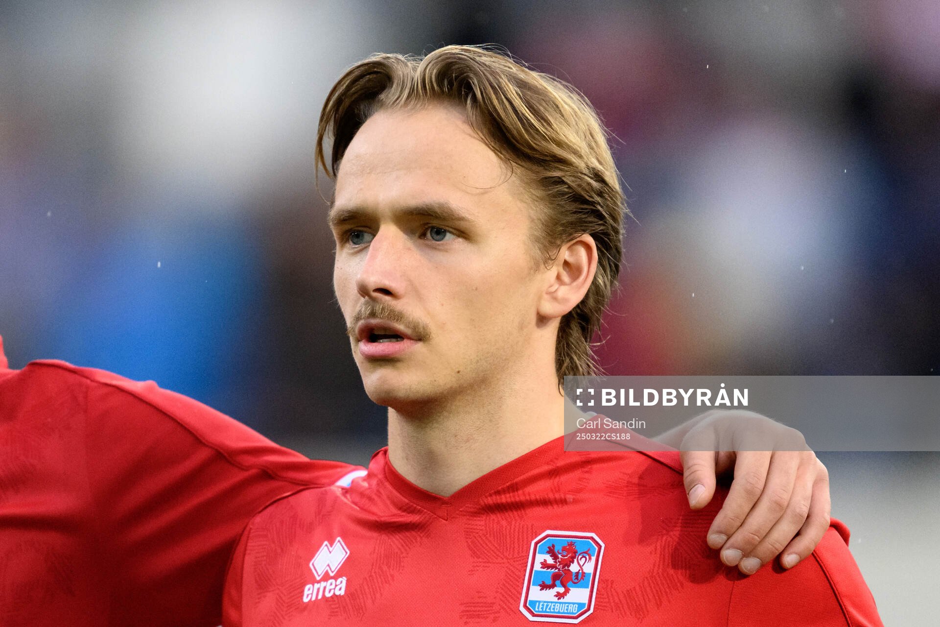 Mathias Olesen of Luxembourg at lineup