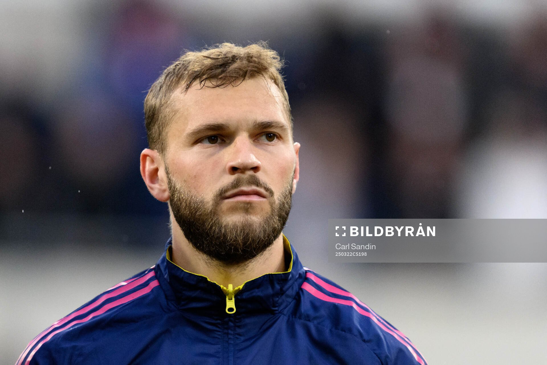 Jesper Karlström of Sweden at lineup