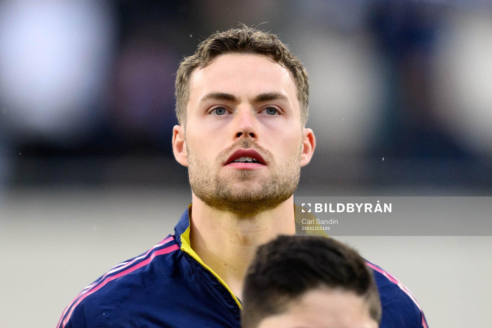 Gabriel Gudmundsson of Sweden at lineup