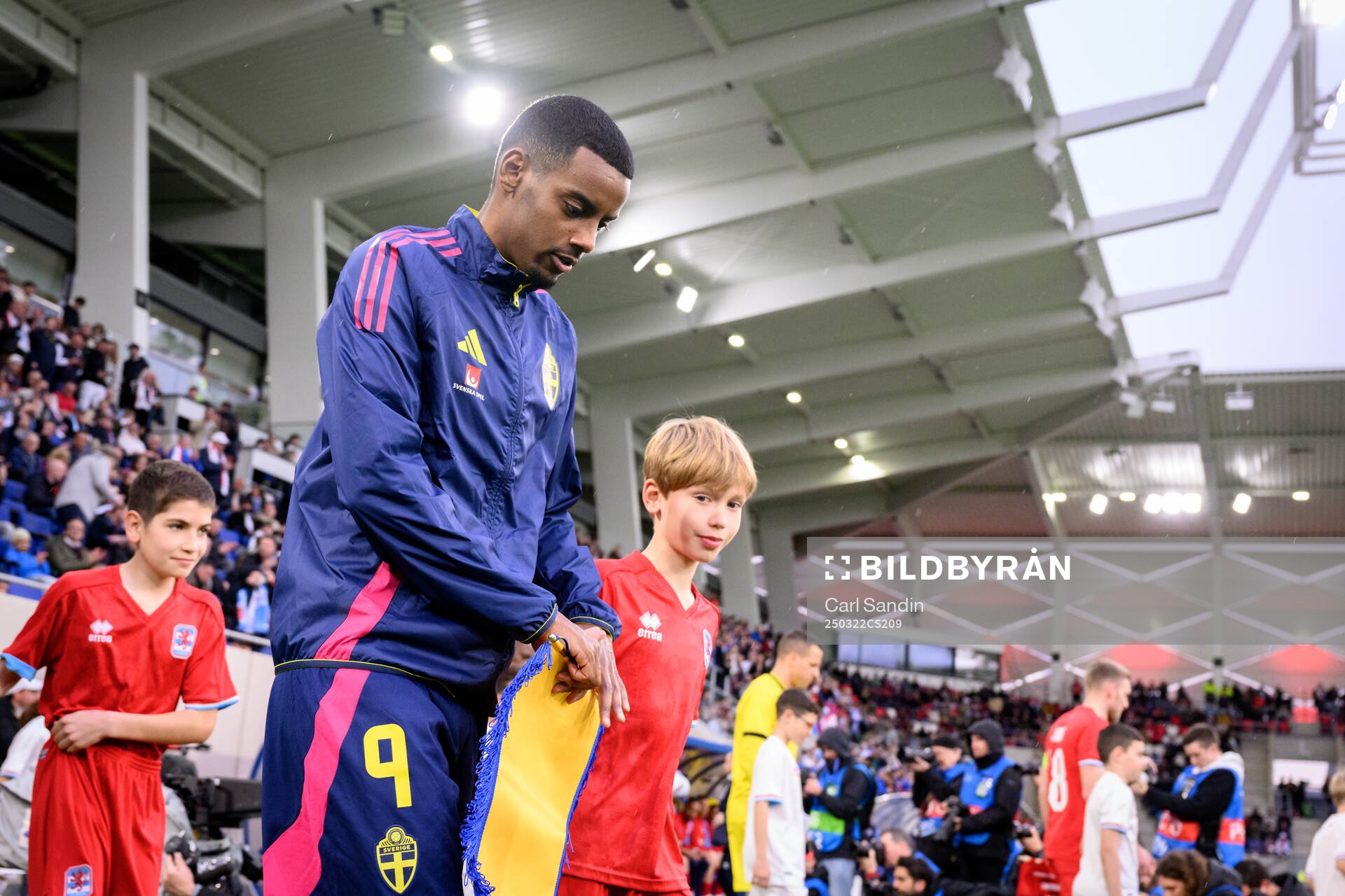 Alexander Isak of Sweden