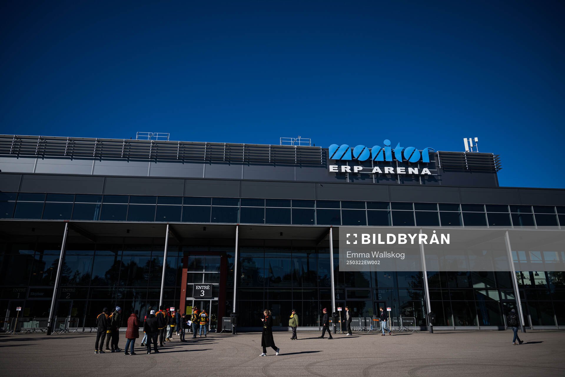 Exteriör vy av Monitor ERP Arena