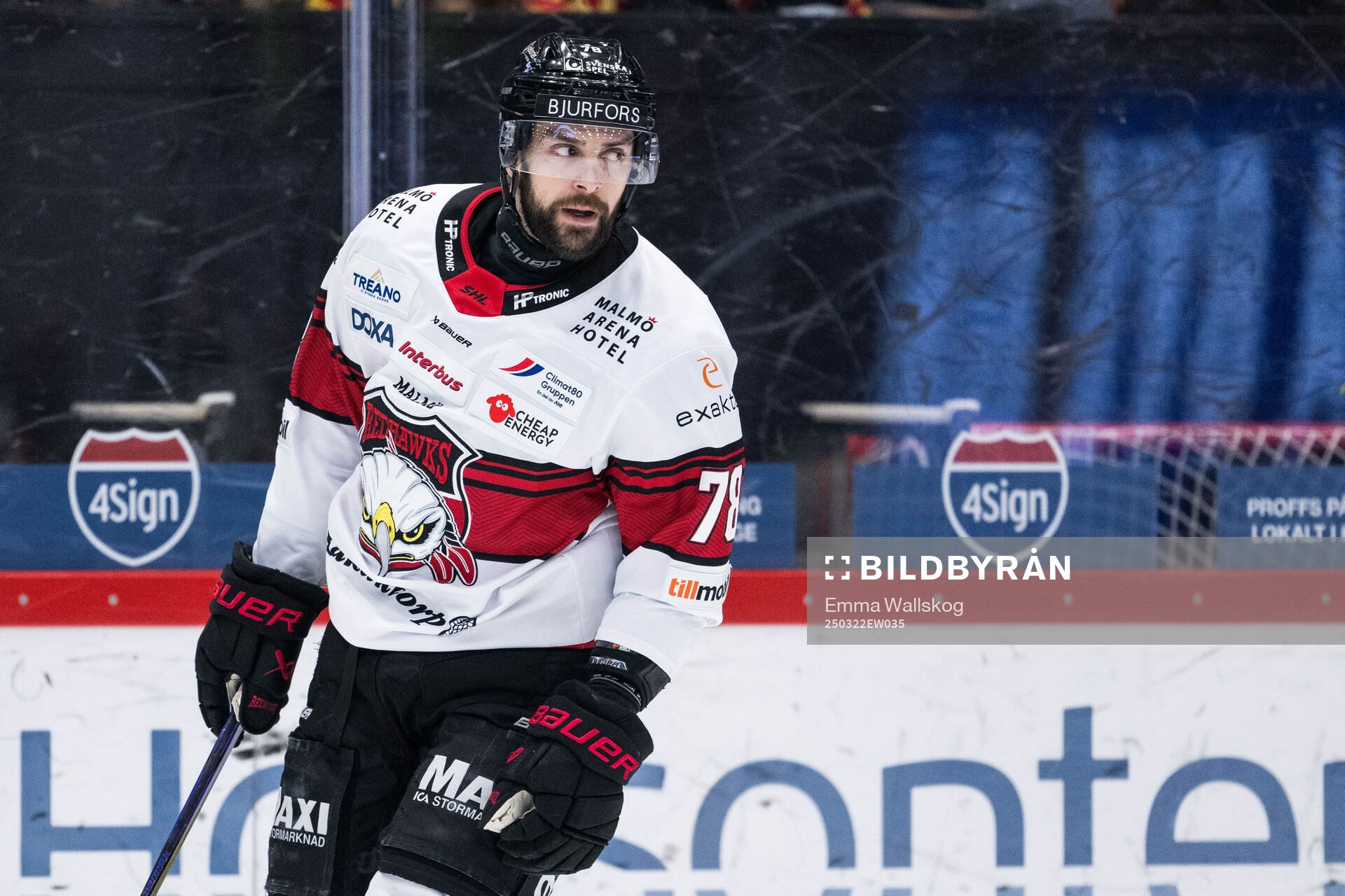 Malmö Redhawks Robin Hanzl jublar