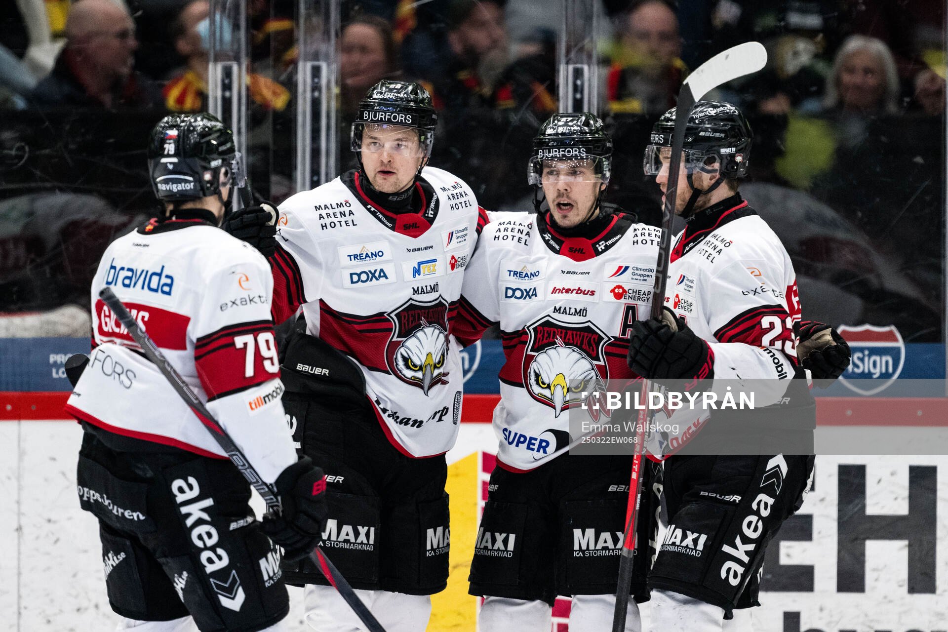 Malmö Redhawks Teemu Kivihalme jublar