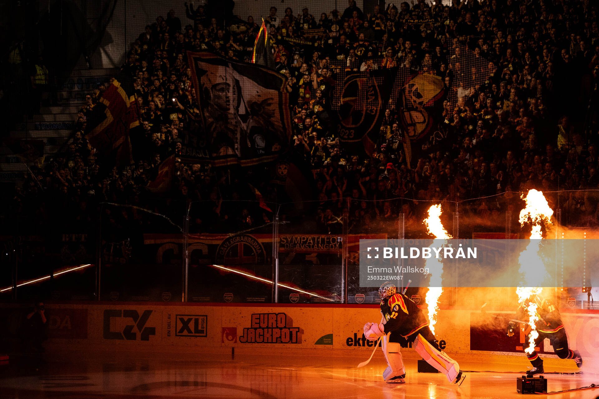 Brynäs målvakt Ludvig Persson gör entré