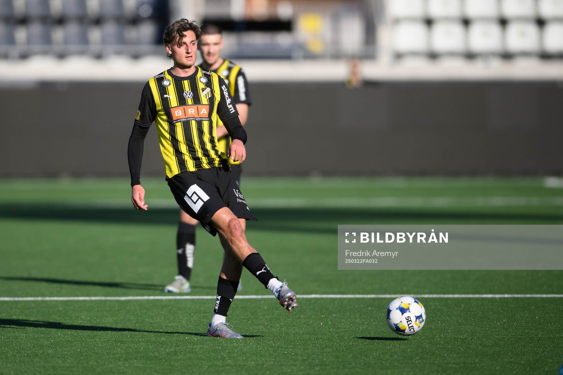 Häckens Silas Andersen under träningsmatchen i fotboll mellan Häcken och Sarpsborg 08 den 22 mars 2025 i Göteborg. 