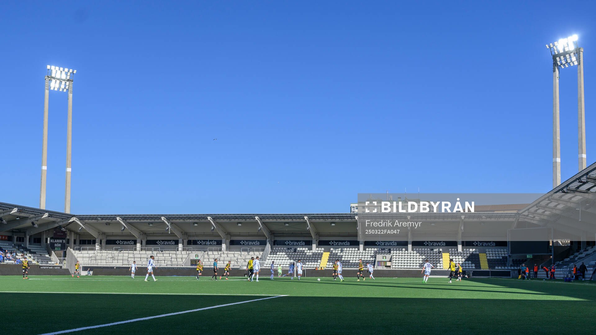 Vybild över Bravida Arena