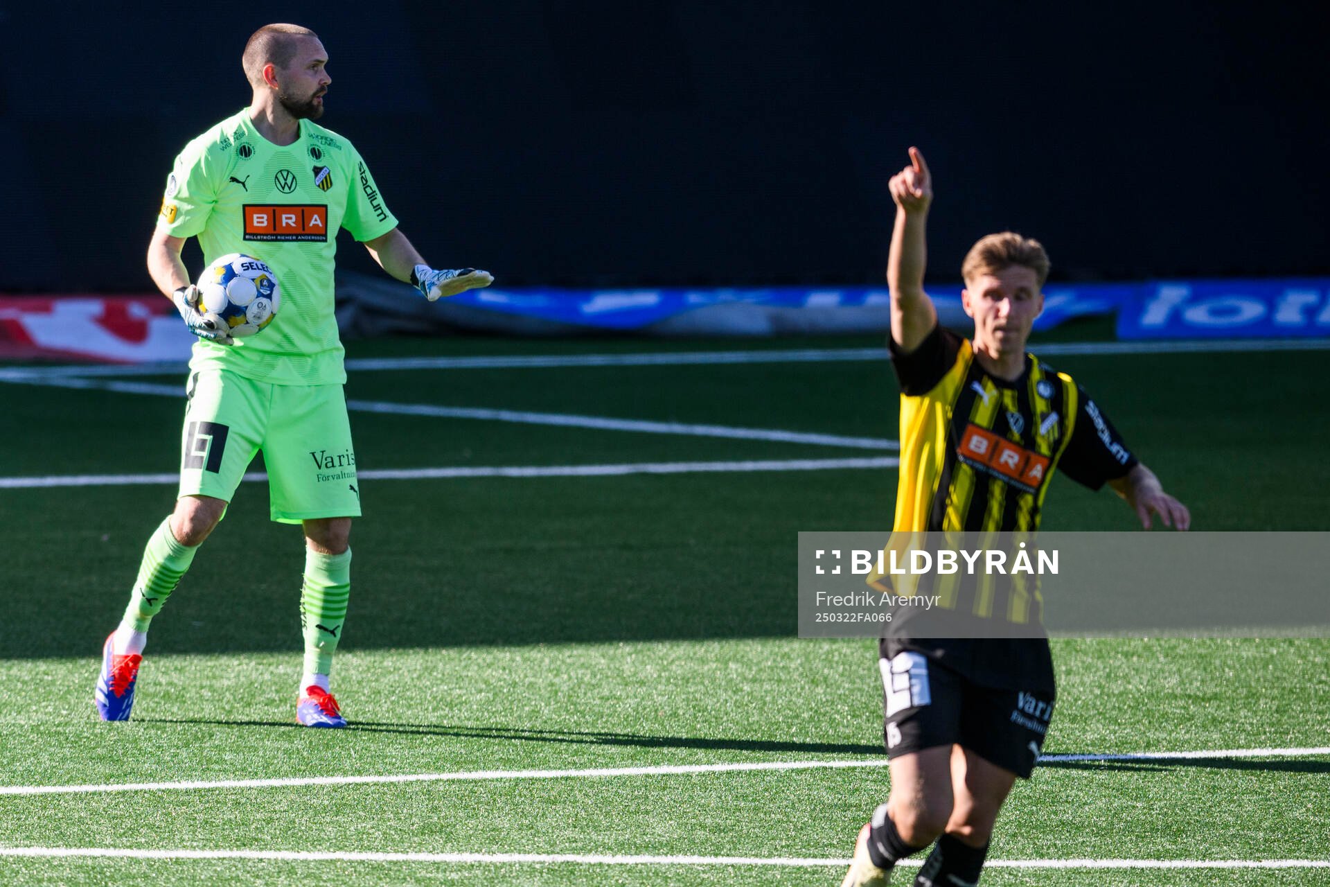 Häckens målvakt Oscar Jansson