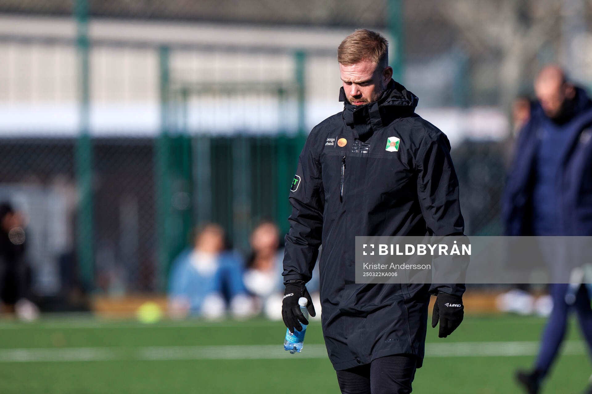Varbergs assisterande tränare Victor Salwén