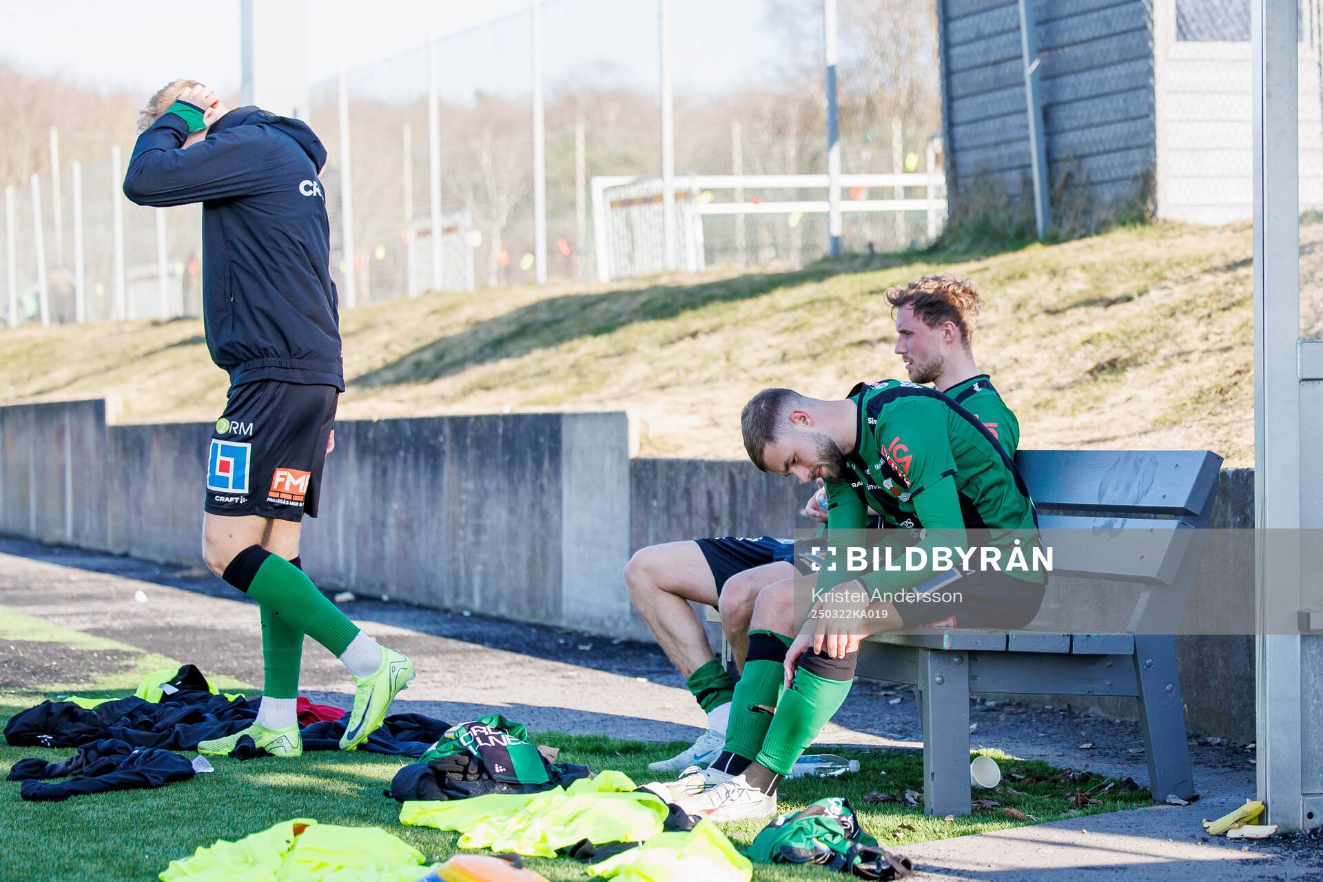 Varbergs Niklas Dahlström och Oliver Alfonsi deppar