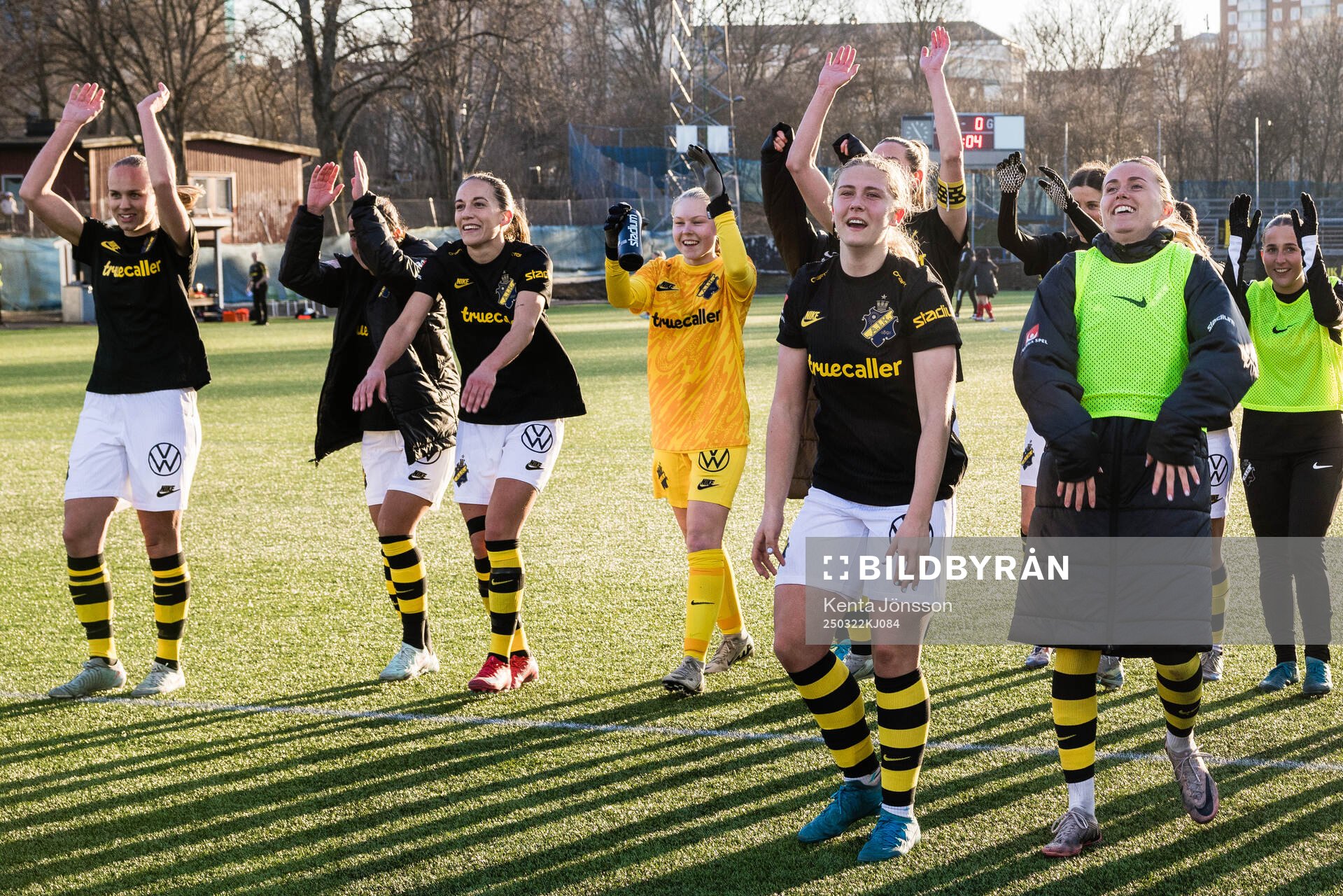 AIKs Matilda Plan, Anna Oskarsson, målvakt Ella Agnekil,