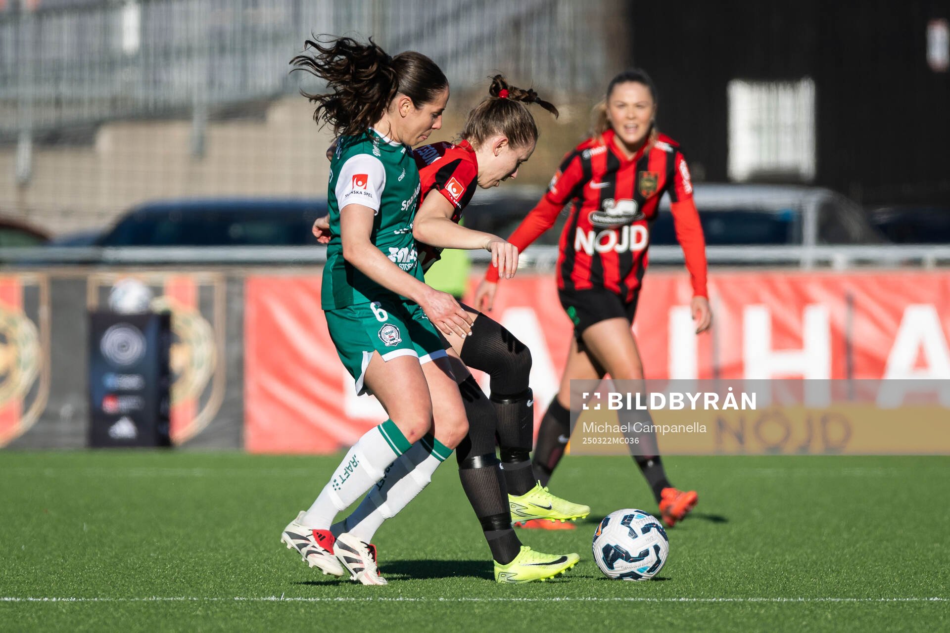 Alingsås Johanna Barth och Brommapojkarnas Ida Bengtsson