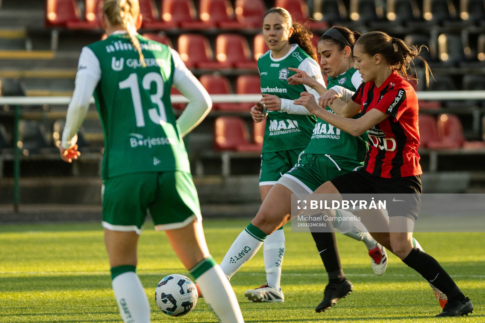 Alingsås Julia Elvbo och Brommapojkarnas Augusta Priks