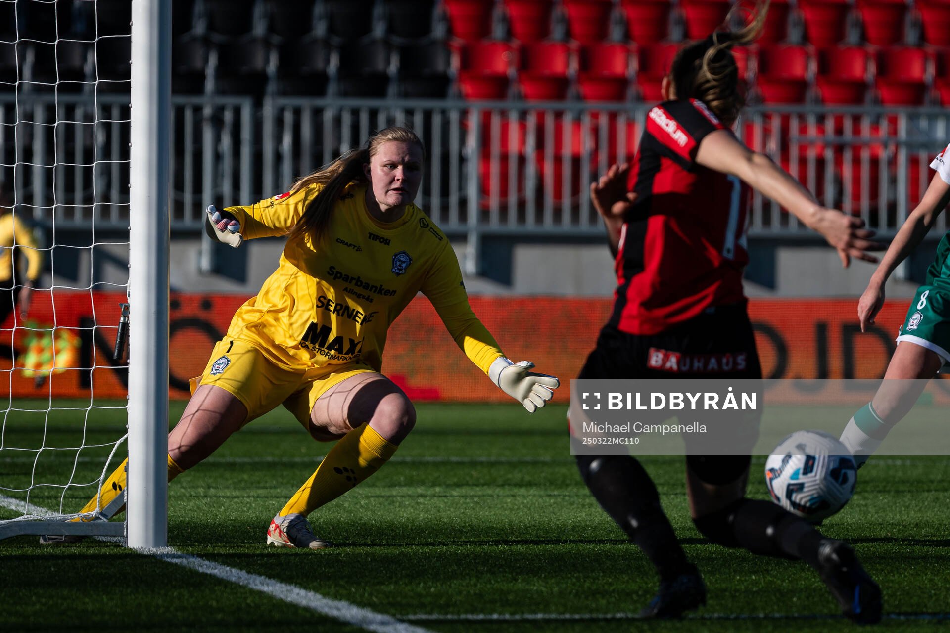 Alingsås målvakt Alexandra Blom