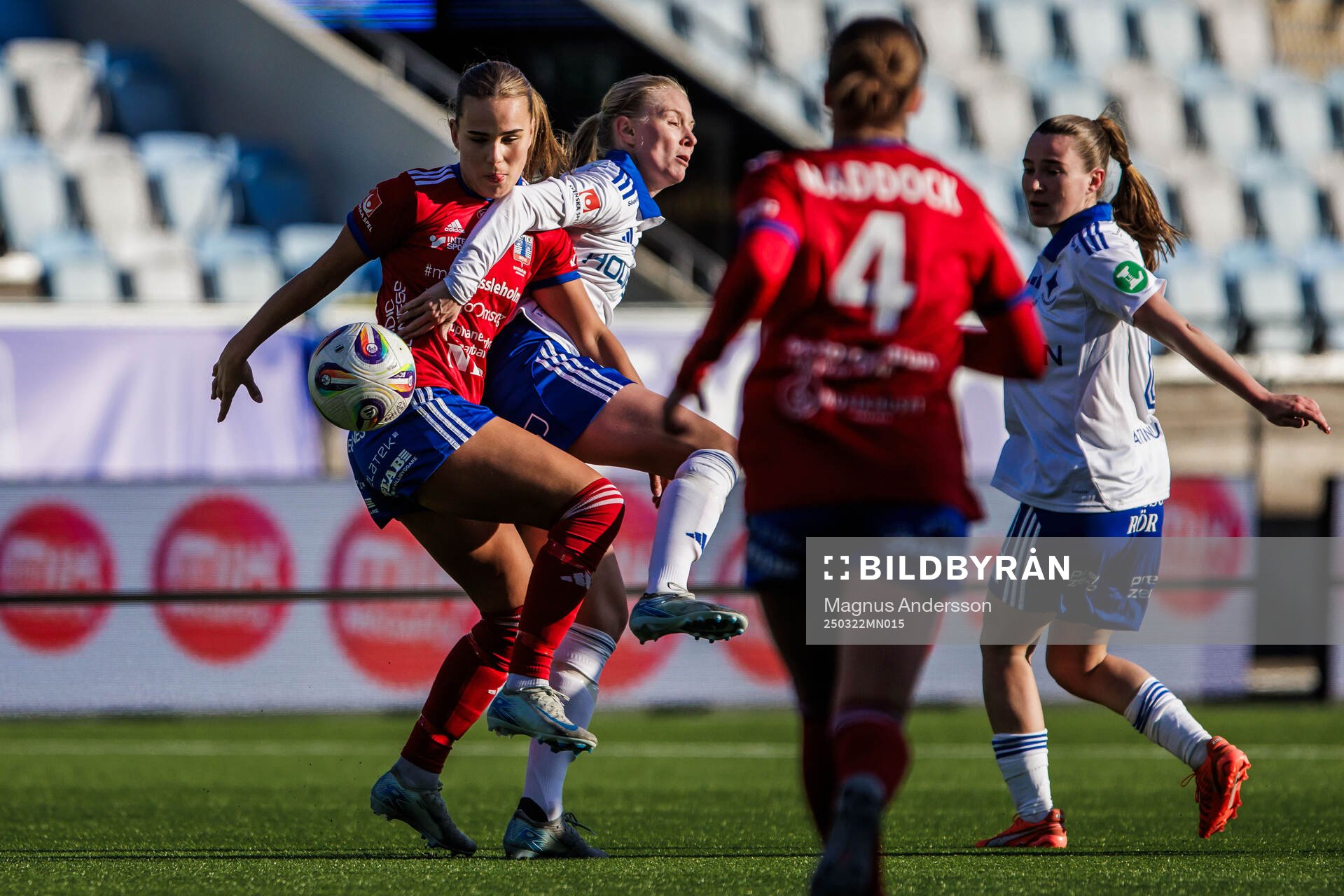 Vittsjös Ilona Walta och IFK Norrköpings Elin Rombing
