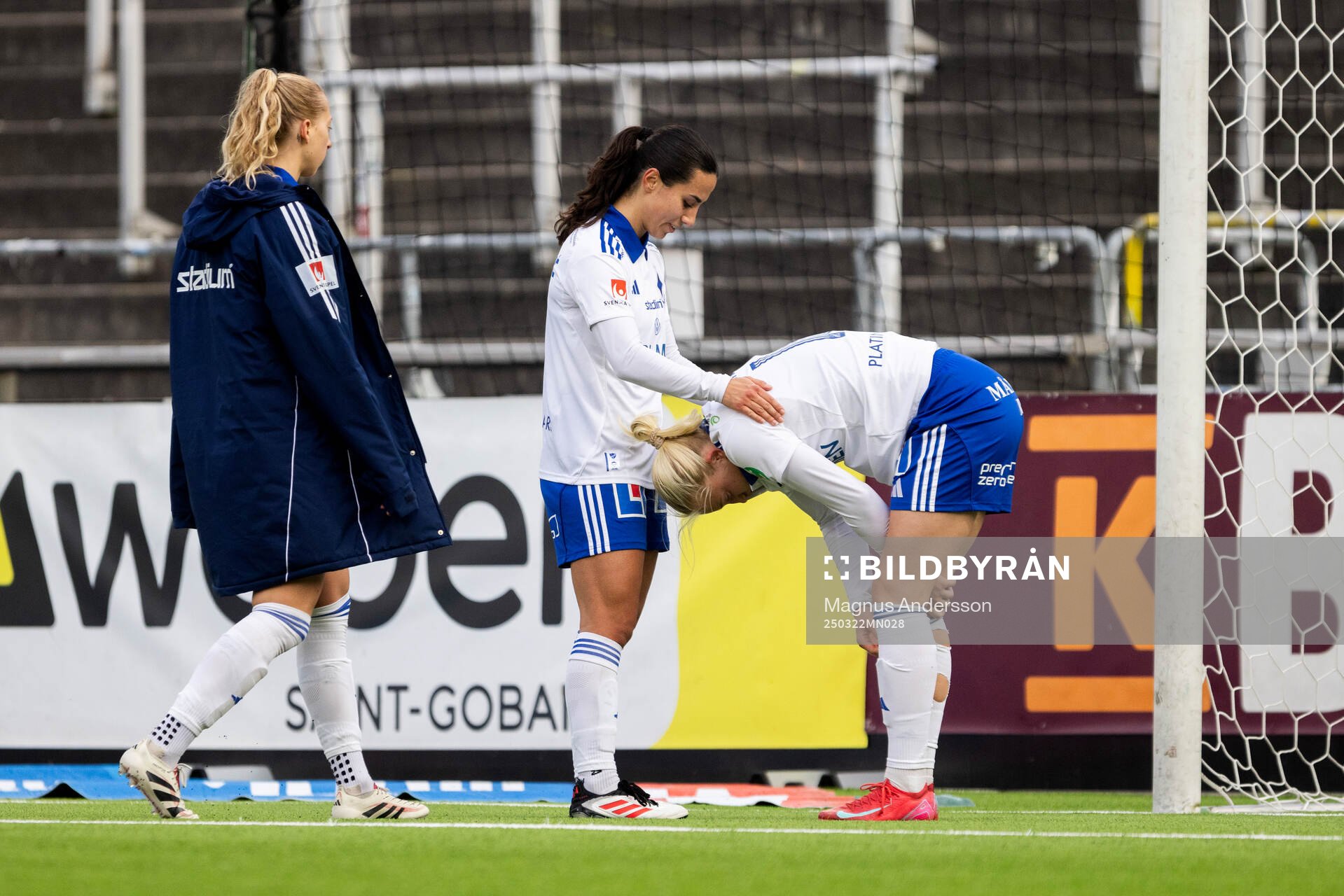 IFK Norrköpings Vesna Milivojevic och Wilma Leidhammar